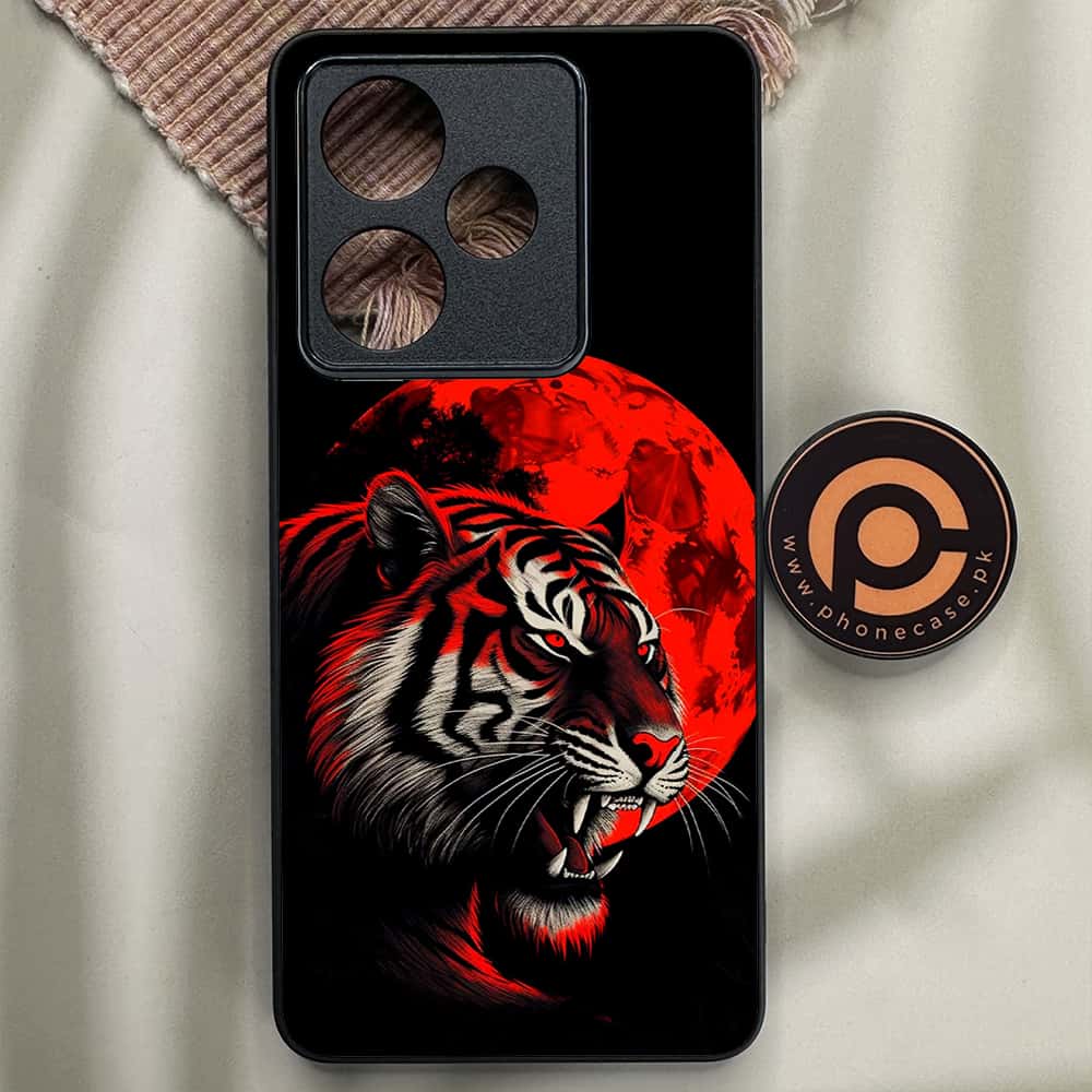 Realme GT 7T - Tiger 2.0 Series - Premium Metal Printed soft Bumper shock Proof Case