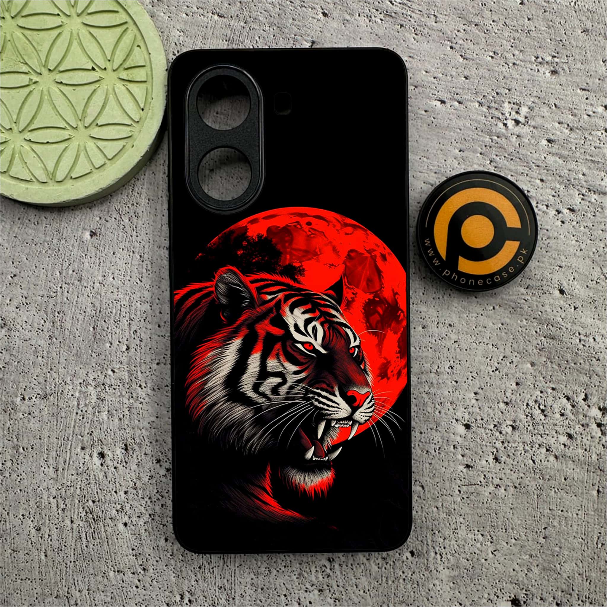 Xiaomi Redmi Turbo 4 - Tiger 2.0 Series - Premium Metal Printed soft Bumper shock Proof Case