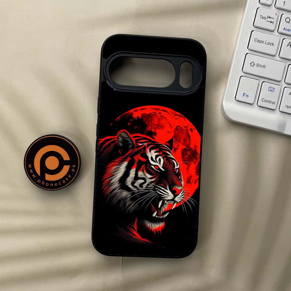Google Pixel 10  - Tiger 2.0 Series - Premium Metal Printed soft Bumper Shockof Case