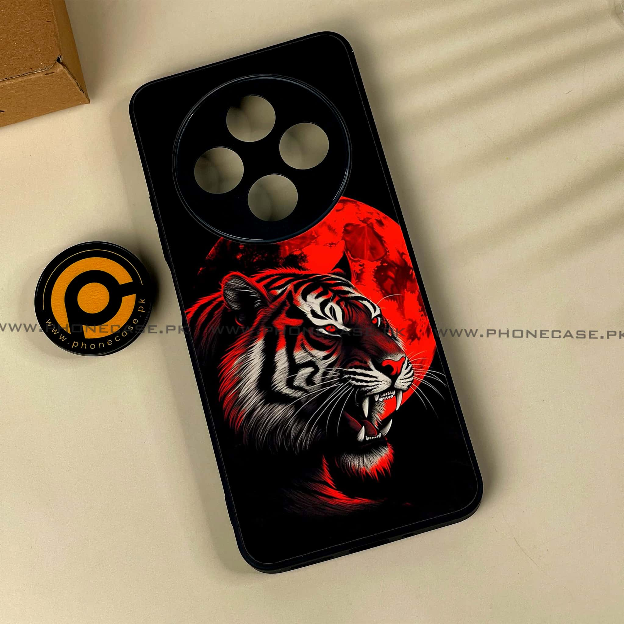 Xiaomi Poco C75 4G - Tiger 2.0 Series - Premium Printed Glass soft Bumper shock Proof Case