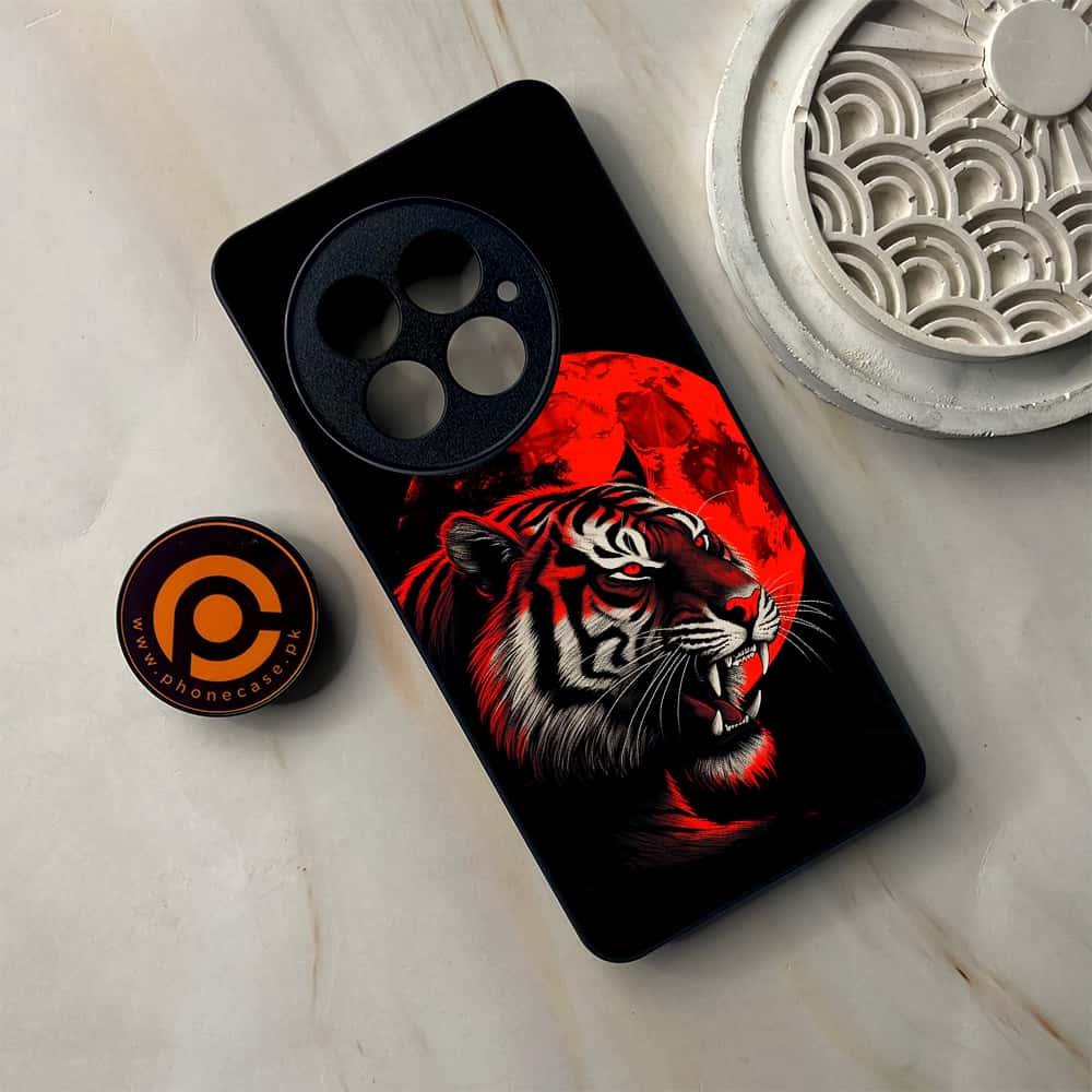 OnePlus 13 - Tiger 2.0 Series - Premium Metal Printed soft Bumper shock Proof Case