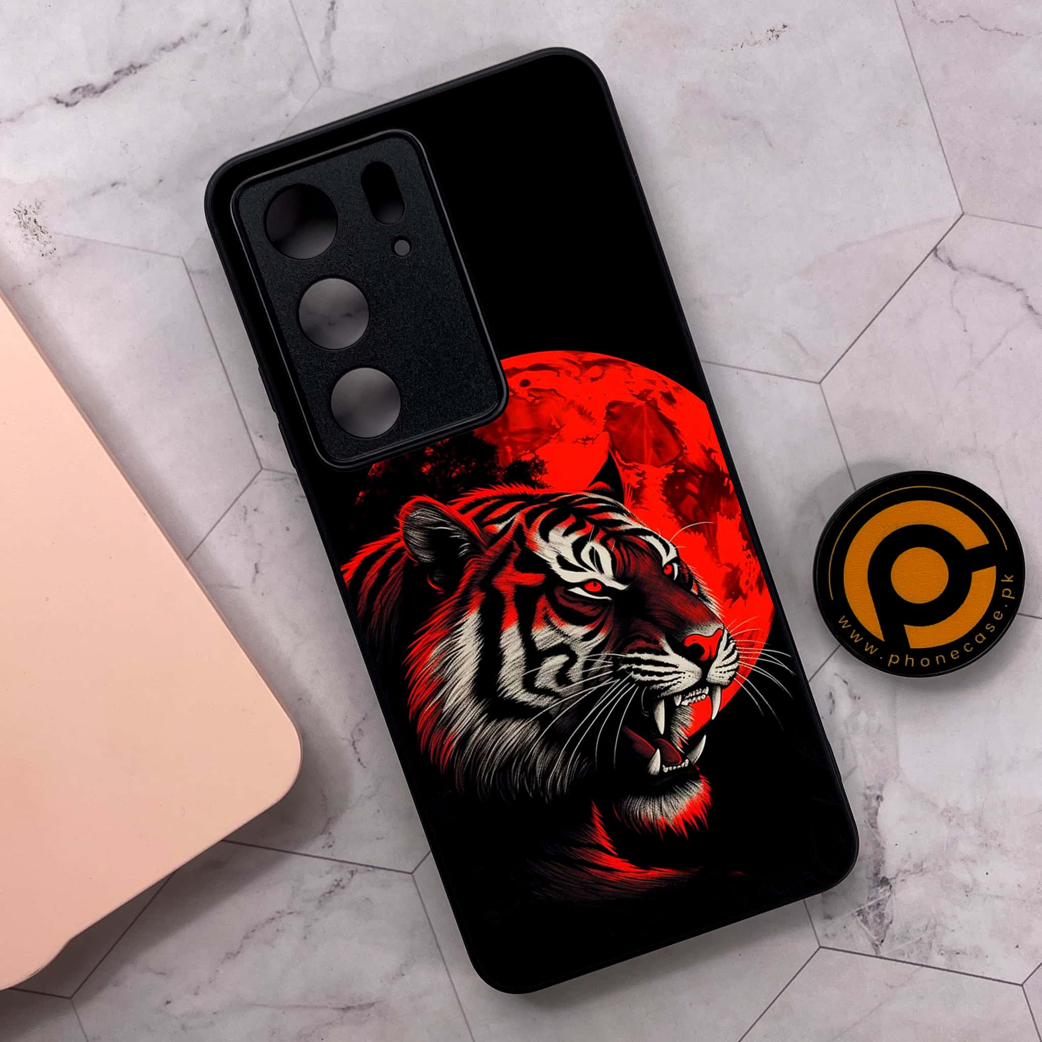 Realme C75x 4G - Tiger 2.0 Series - Premium Metal Printed soft Bumper shock Proof Case