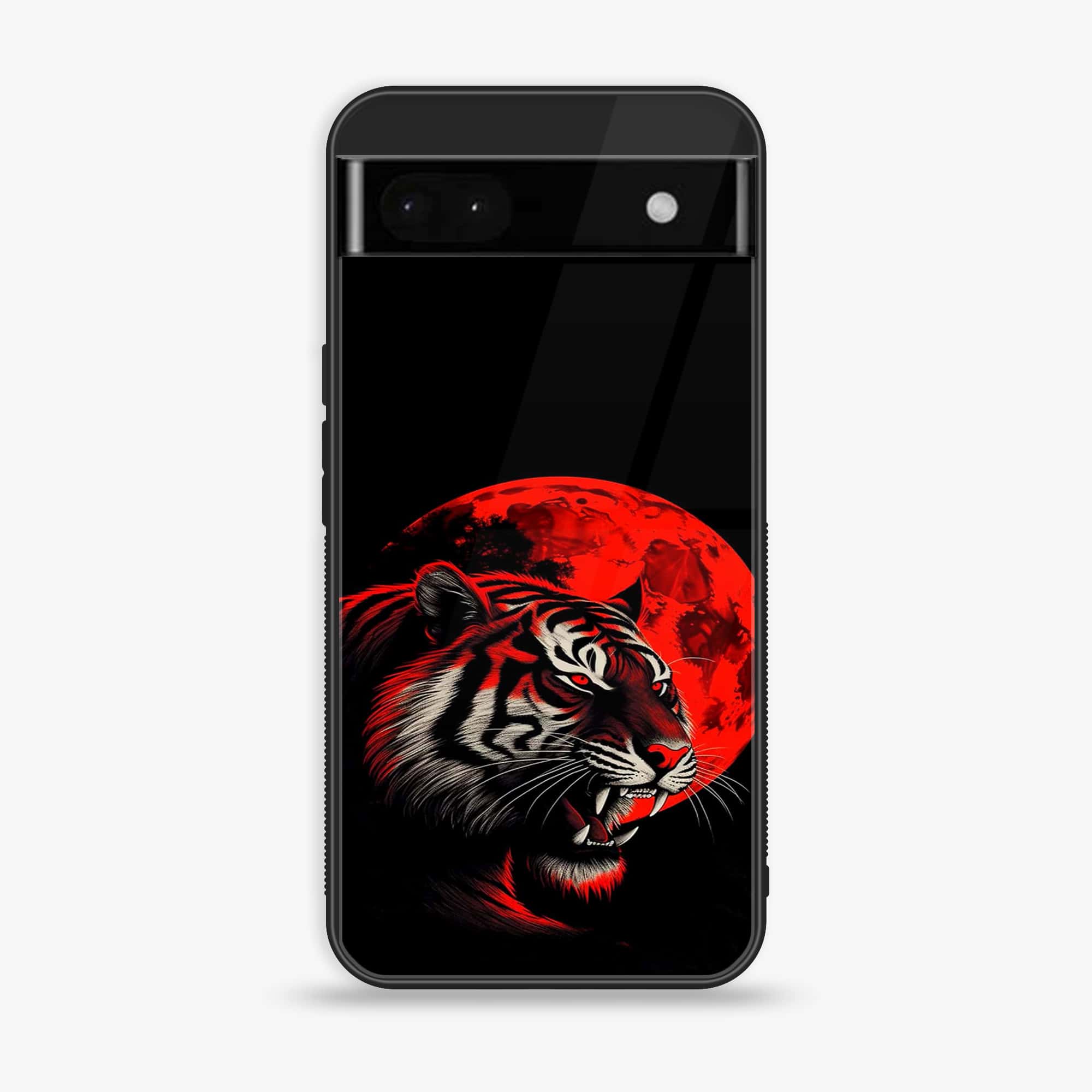 Google Pixel 6A - Tiger 2.0 Series - Premium Metal Printed soft Bumper Shock Proof Case