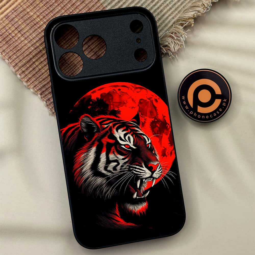 iPhone 17 Pro Max - Tiger 2.0 Series - Premium Metal Printed soft Bumper shock Proof Case