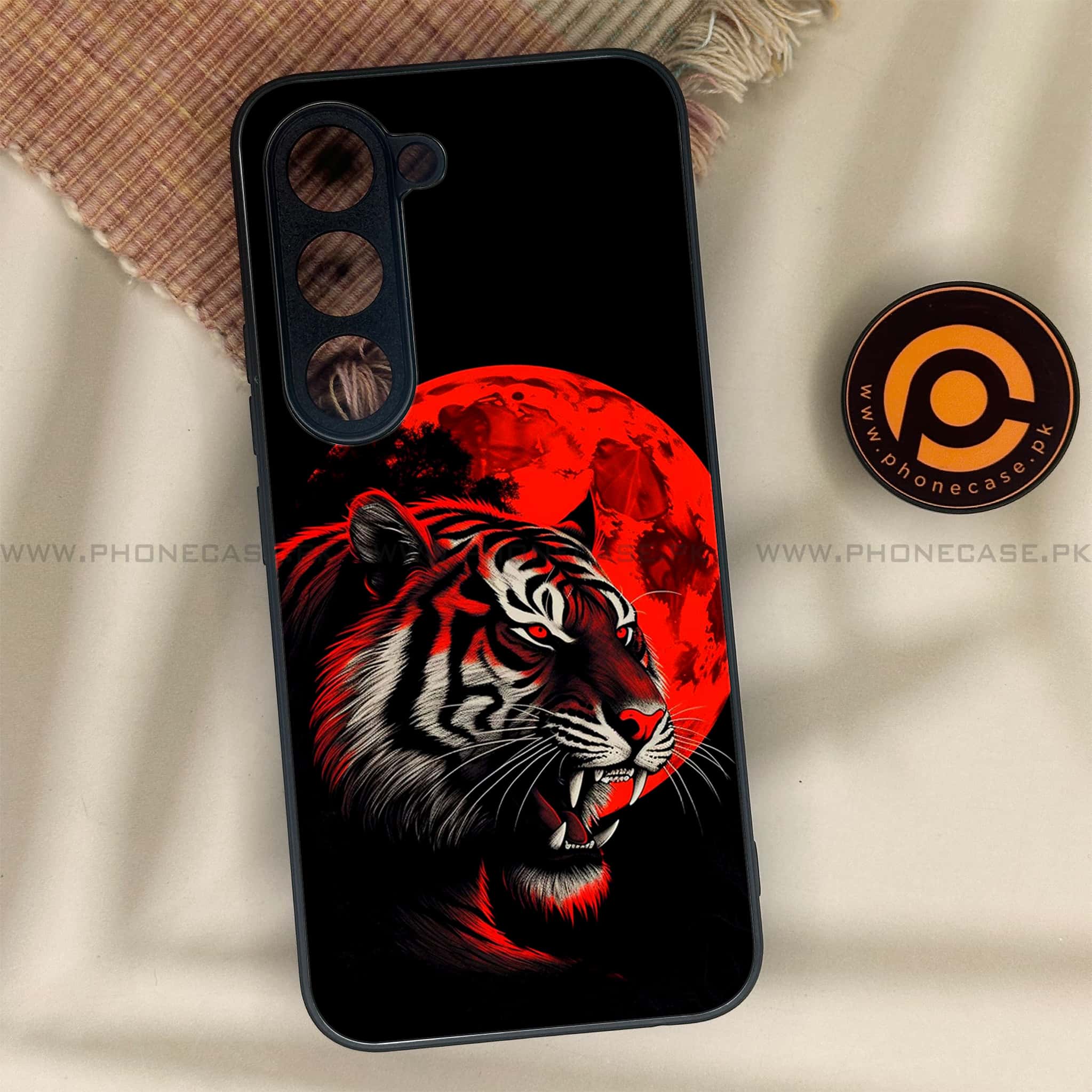 Tecno Spark 40 Pro - Tiger 2.0 Series - Premium Metal Printed soft Bumper shock Proof Case