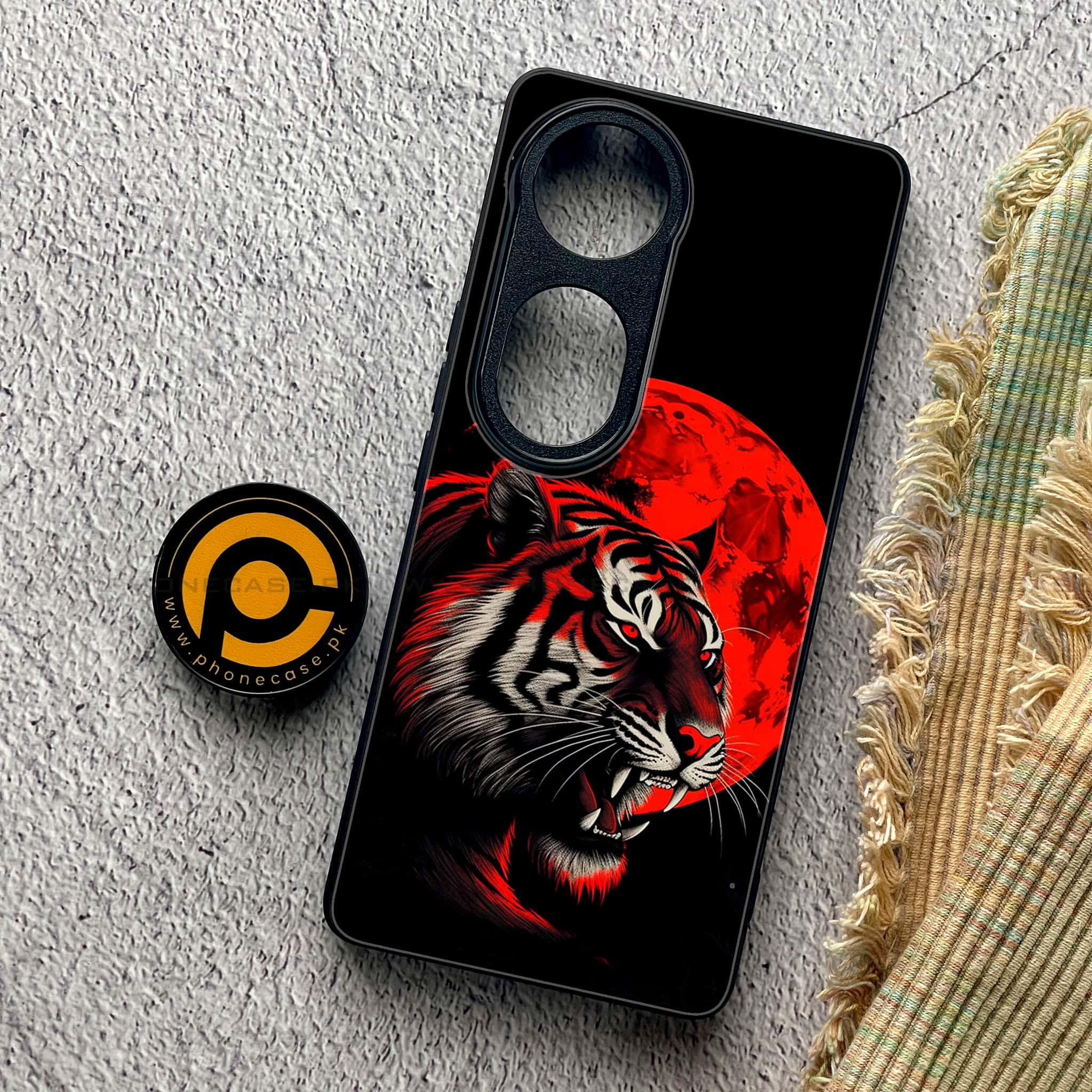 Vivo S19 Pro - Tiger 2.0 Series - Premium Metal Printed soft Bumper shock Proof Case