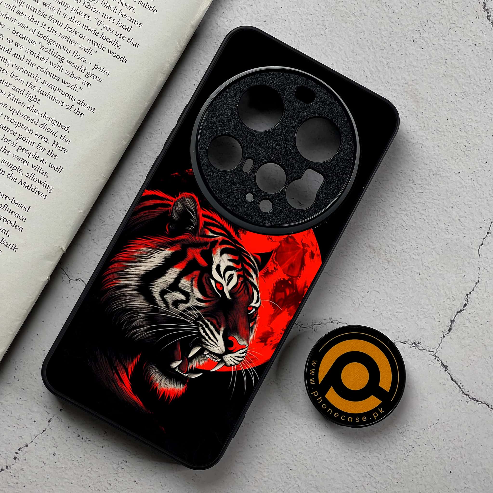 Xiaomi 15 Ultra - Tiger 2.0 Series - Premium Metal Printed Soft Bumper Shockproof Case