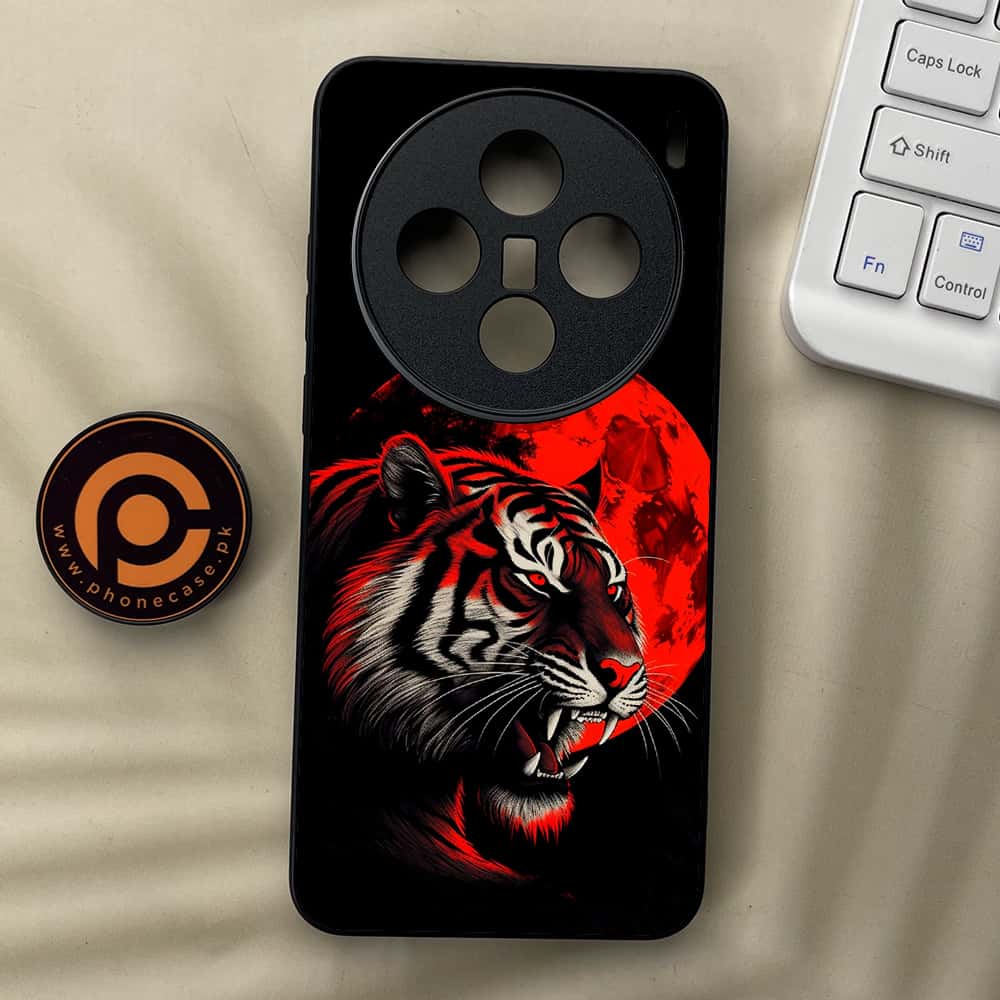 Honor X5b Plus - Tiger 2.0 Series - Premium Metal  Printed soft Bumper shock Proof Case