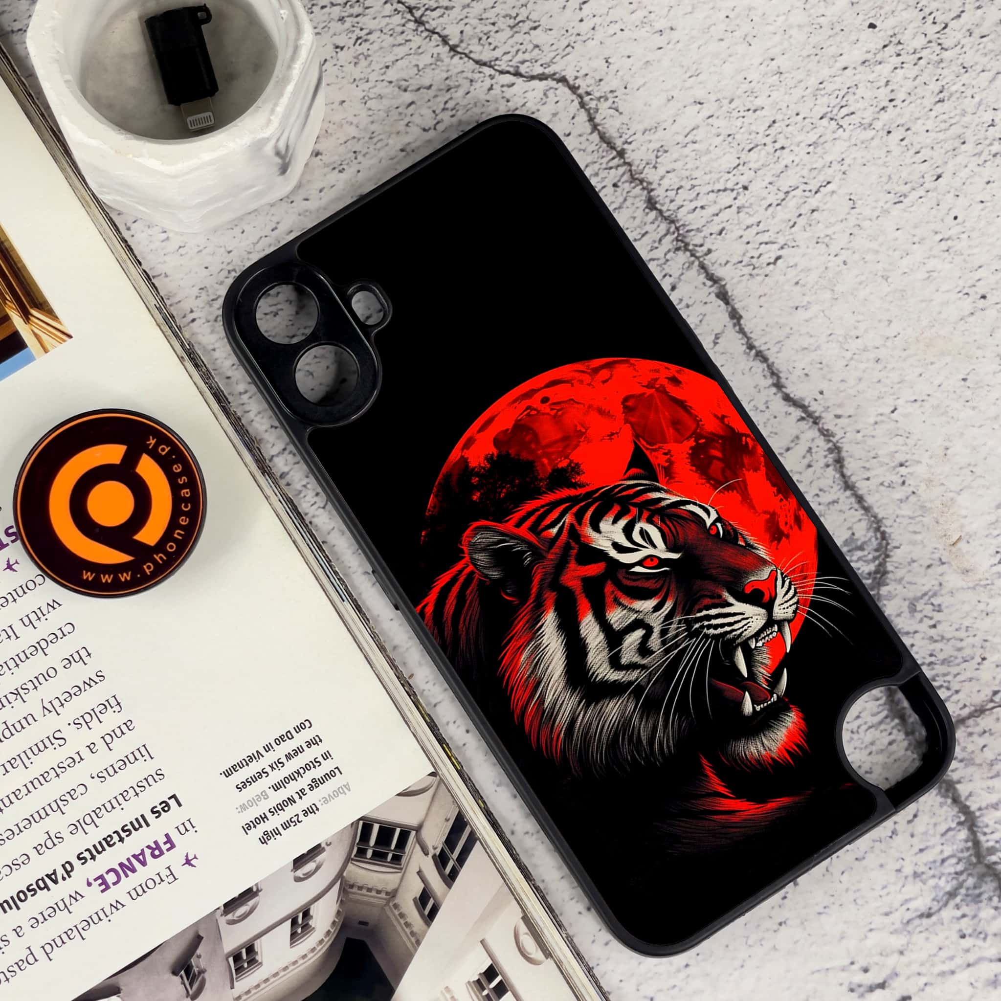 Nothing CMF Phone 1 - Tiger 2.0 Series - Premium Metal Printed soft Bumper Shock Proof Case