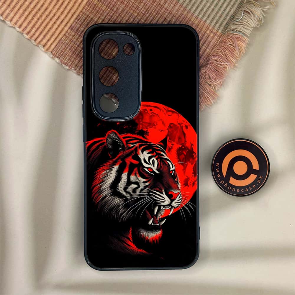 Tecno Spark 40 Pro Plus - Tiger 2.0 Series - Premium Metal Printed soft Bumper shock Proof Case