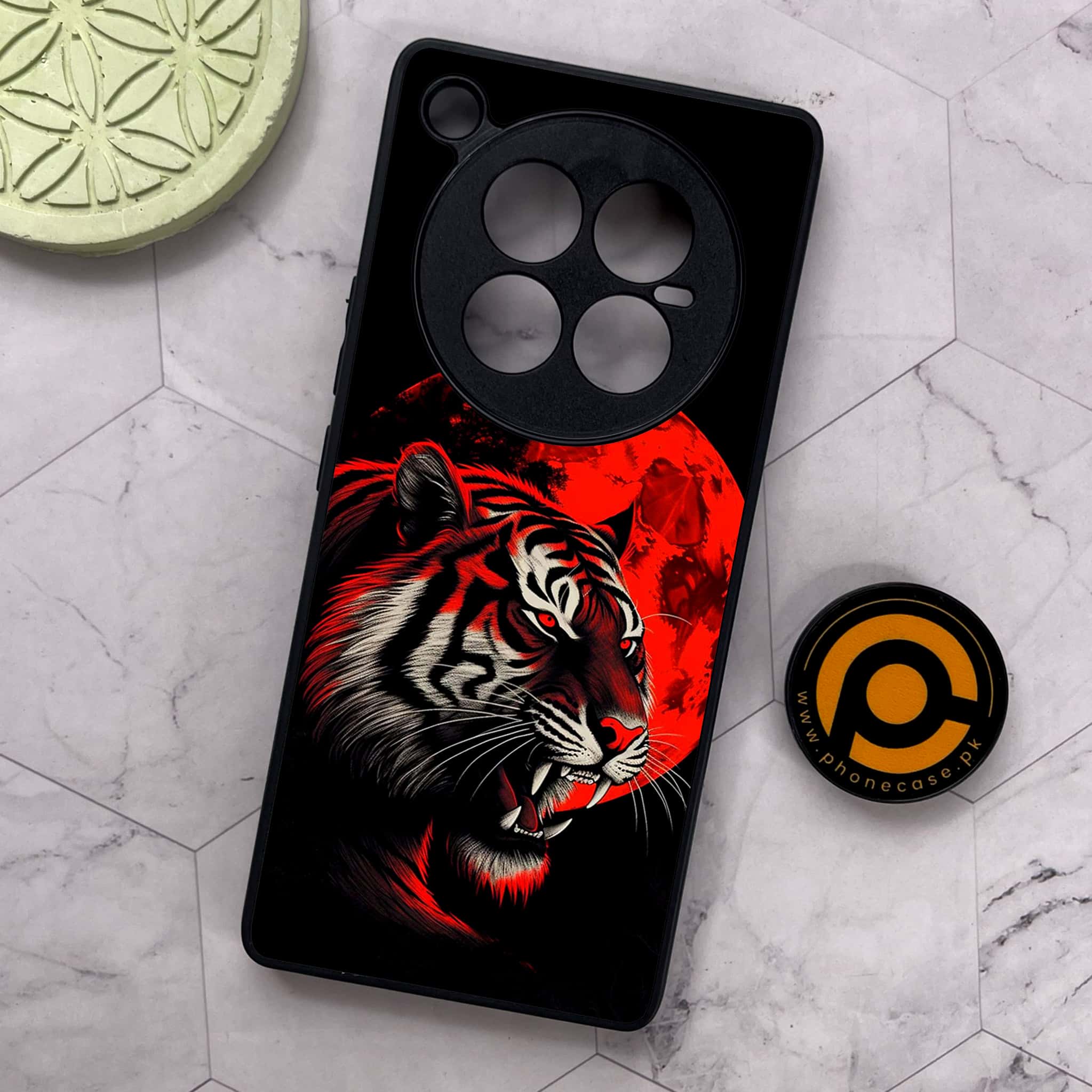Infinix Zero 40 5G - Tiger 2.0 Series - Premium Metal Printed soft Bumper shock Proof Case