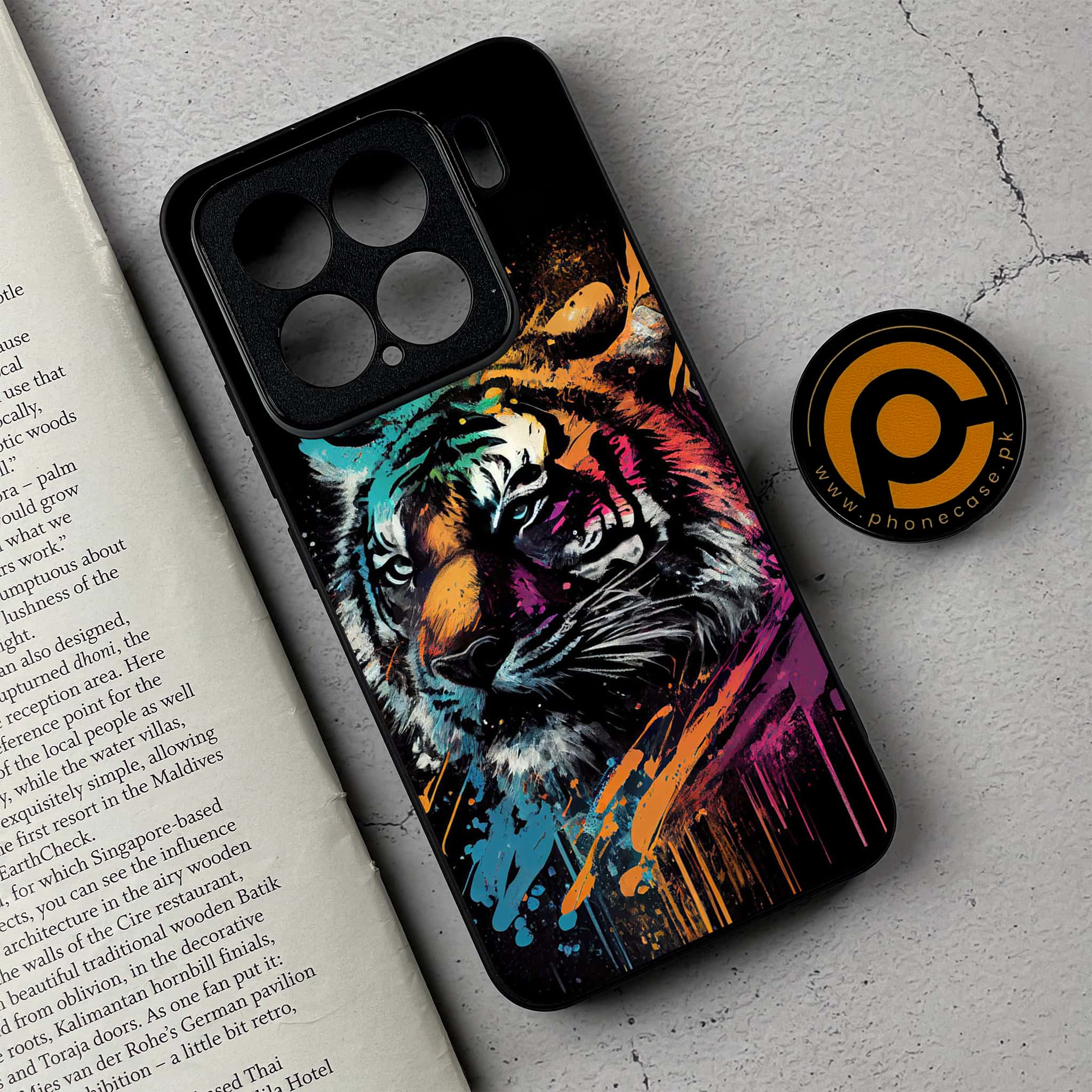 Xiaomi 15 - Tiger 2.0 Series - Premium Metal Printed soft Bumper shock Proof Case