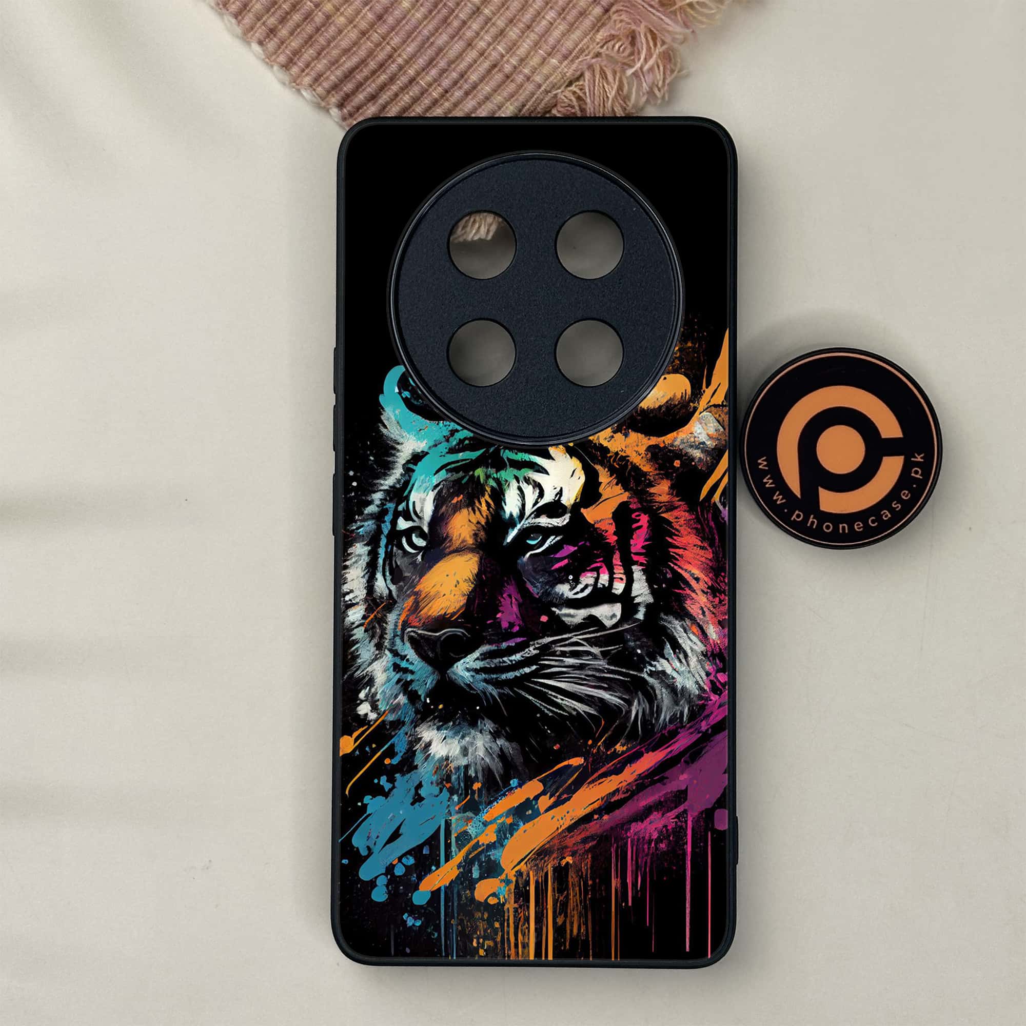 Honor X9c 5G - Tiger 2.0 Series - Premium Metal Printed soft Bumper shock Proof Case