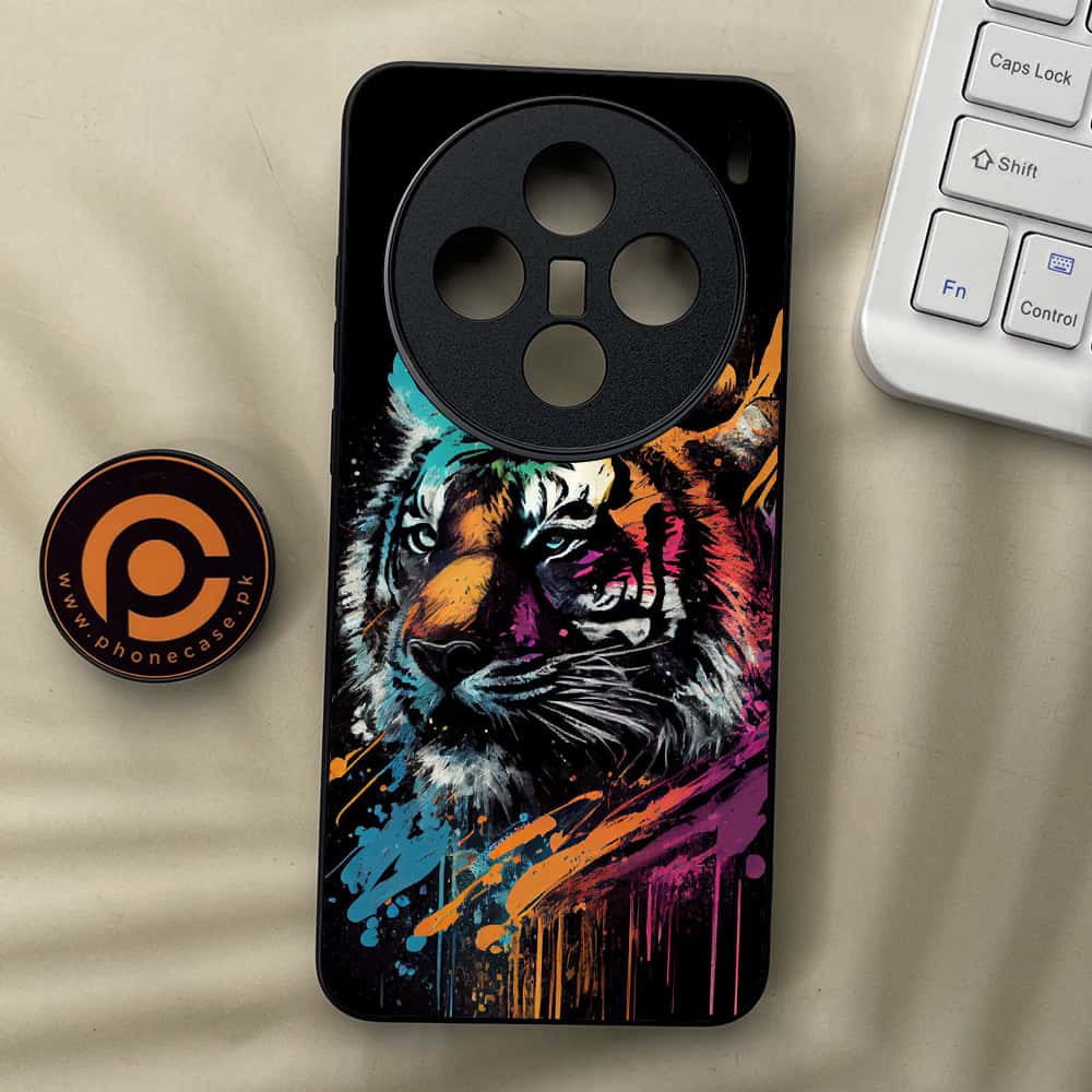 Honor X5b Plus - Tiger 2.0 Series - Premium Metal  Printed soft Bumper shock Proof Case