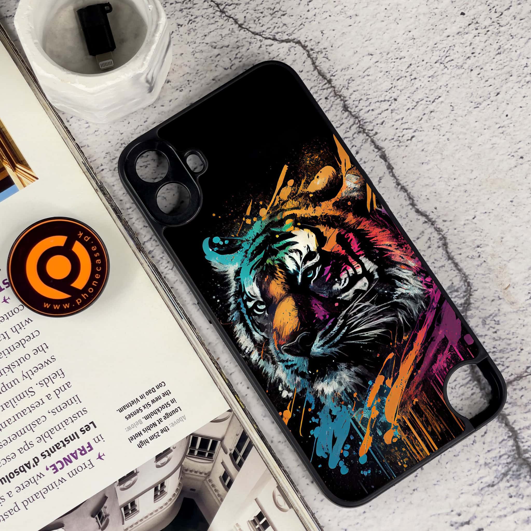 Nothing CMF Phone 1 - Tiger 2.0 Series - Premium Metal Printed soft Bumper Shock Proof Case