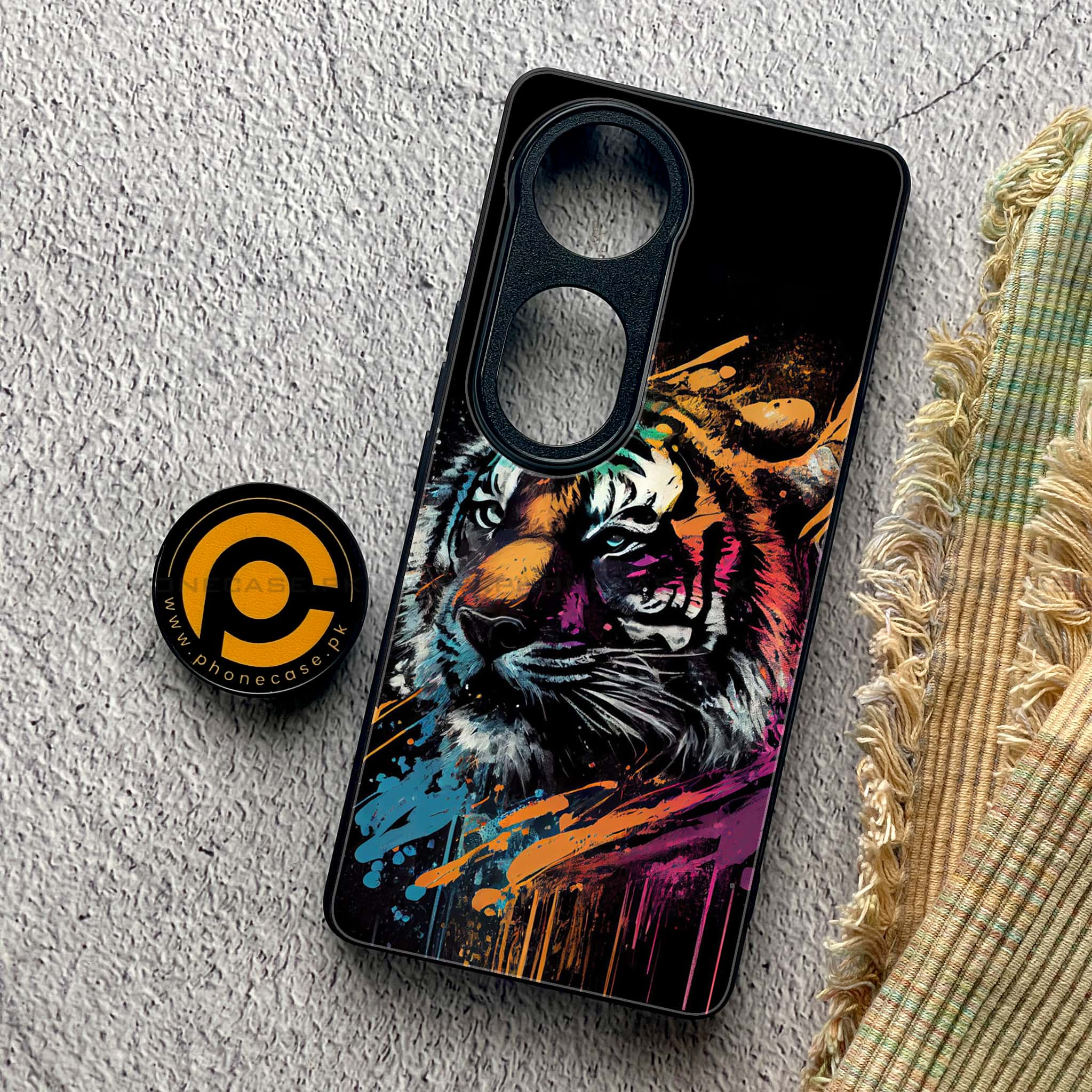 Vivo S19 Pro - Tiger 2.0 Series - Premium Metal Printed soft Bumper shock Proof Case