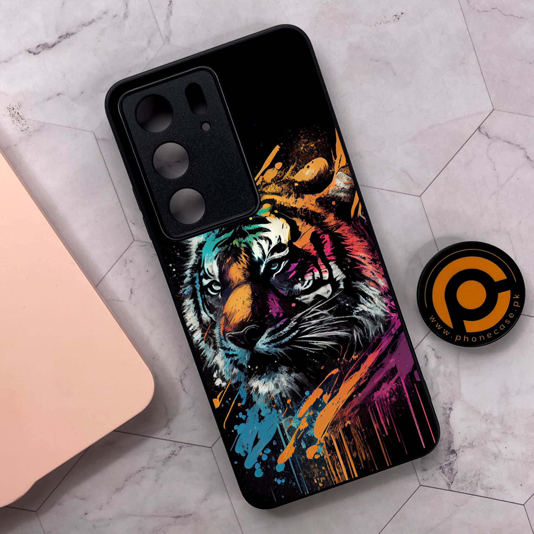 Realme C75x 4G - Tiger 2.0 Series - Premium Metal Printed soft Bumper shock Proof Case