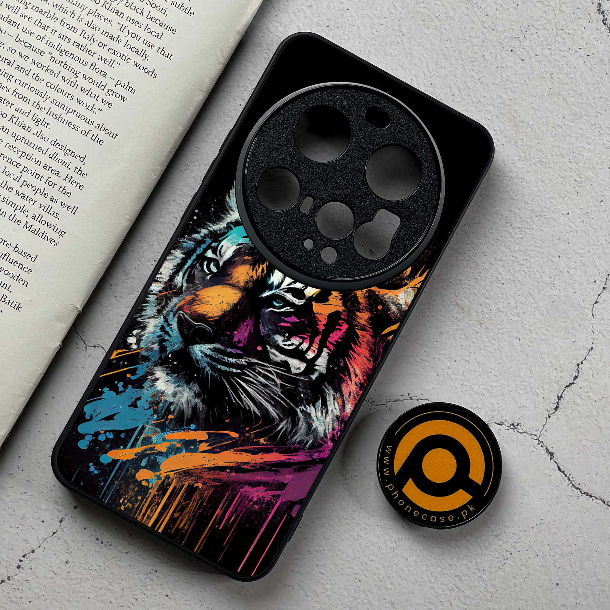 Xiaomi 15 Ultra - Tiger 2.0 Series - Premium Metal Printed Soft Bumper Shockproof Case