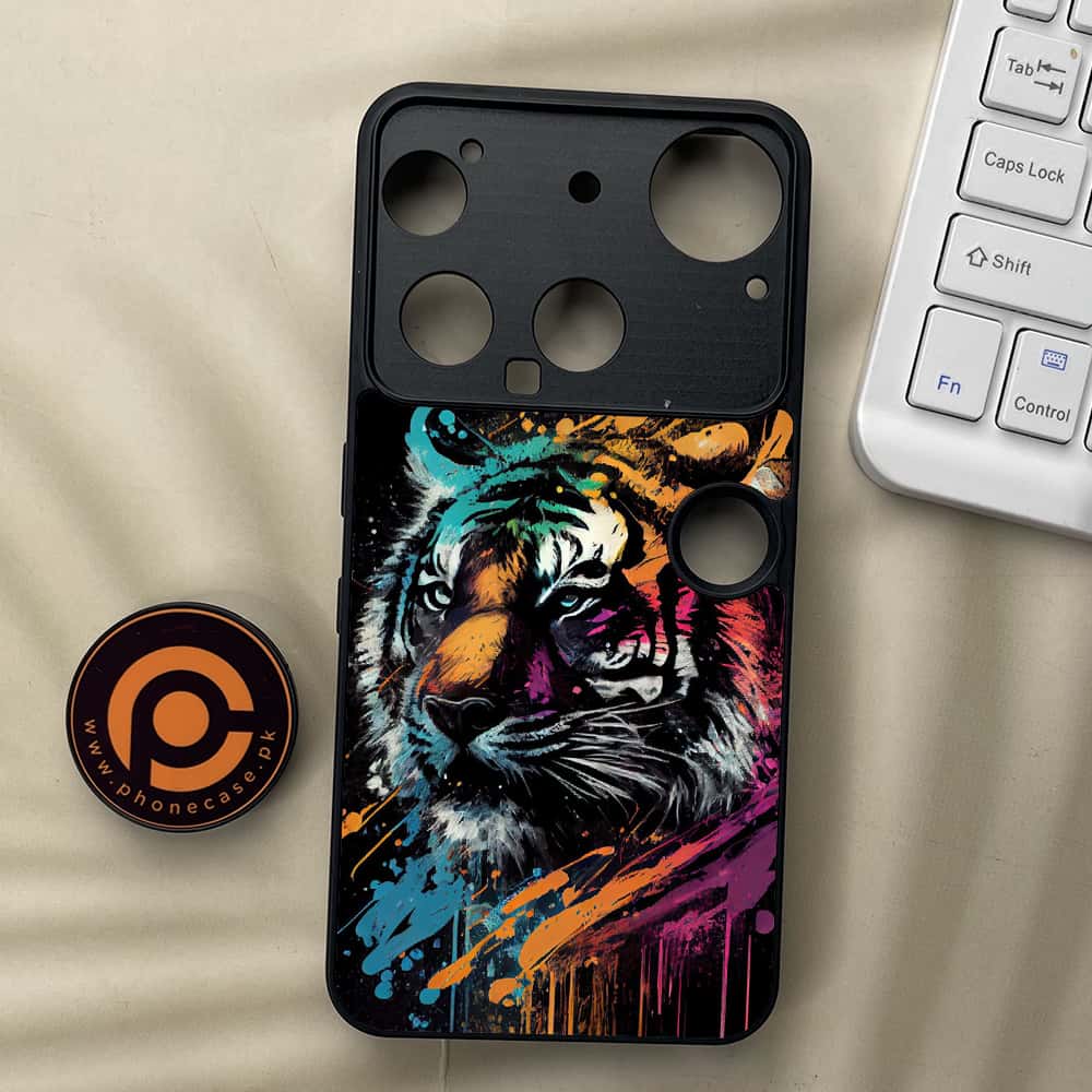 Nothing Phone 3 - Tiger 2.0 Series - Premium Metal  Printed soft Bumper shock Proof Case
