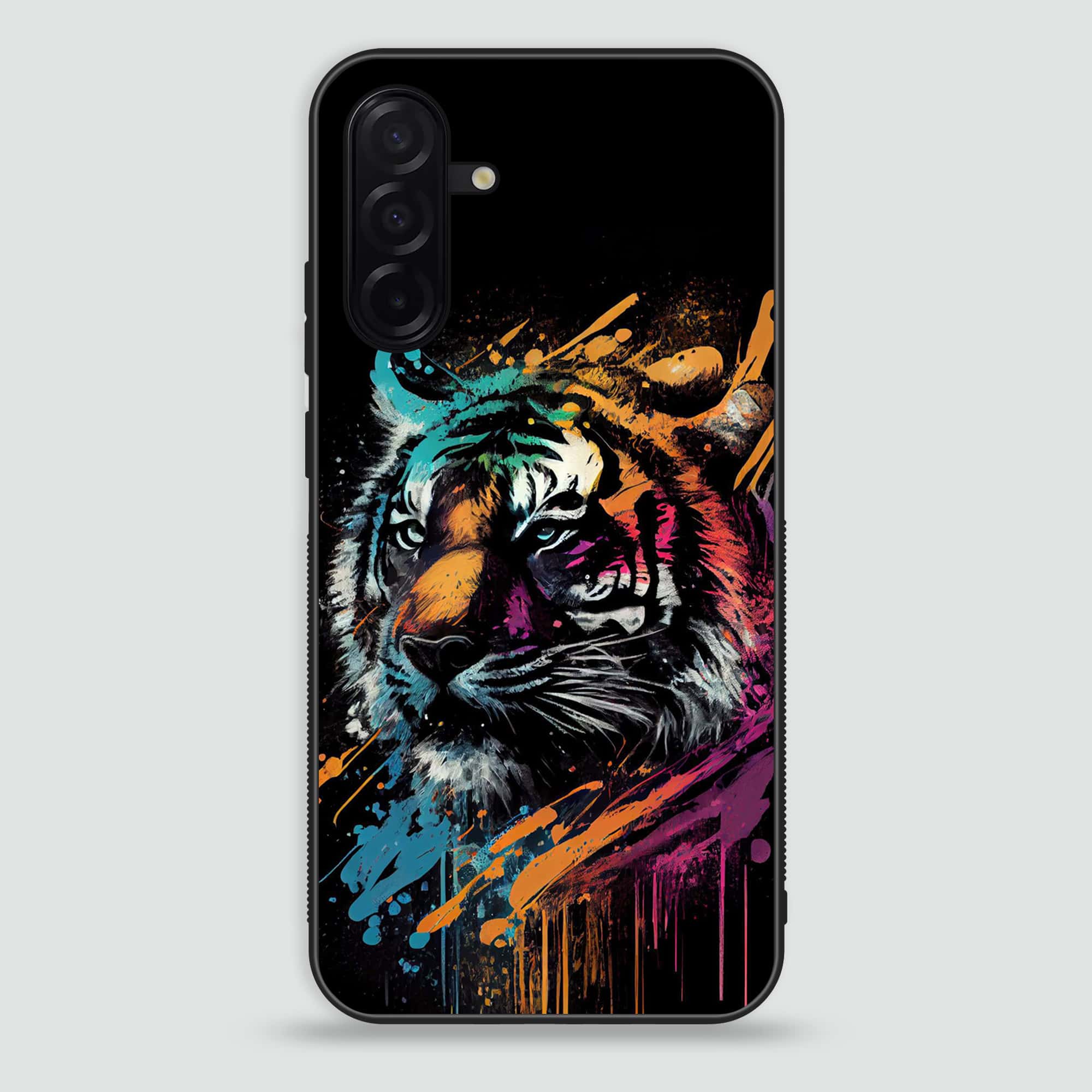 Samsung Galaxy A26 - Tiger 2.0 Series - Premium Printed Glass soft Bumper shock Proof Case