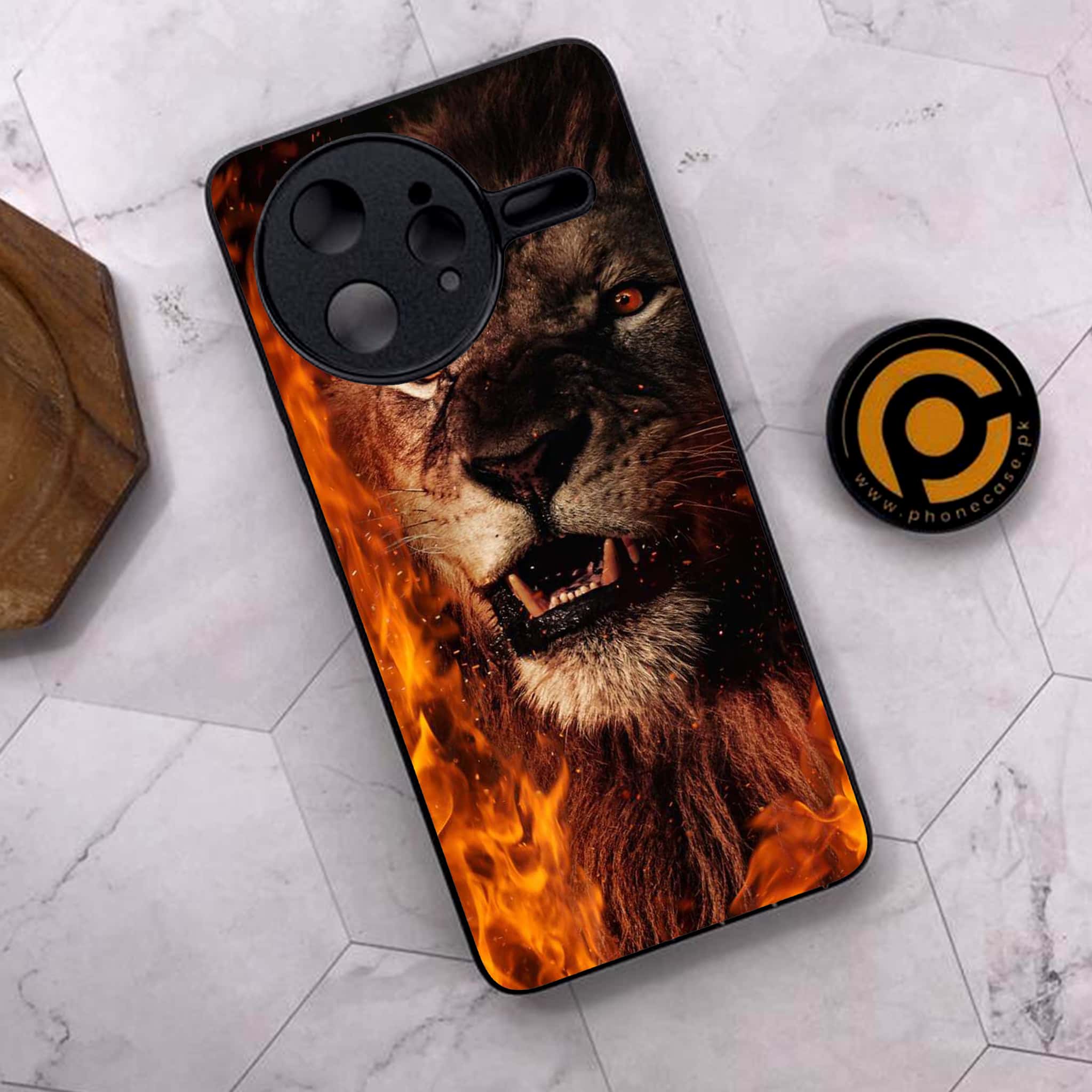 Xiaomi Poco F7 Ultra 5G - Tiger Series - Premium Metal Printed soft Bumper shock Proof Case