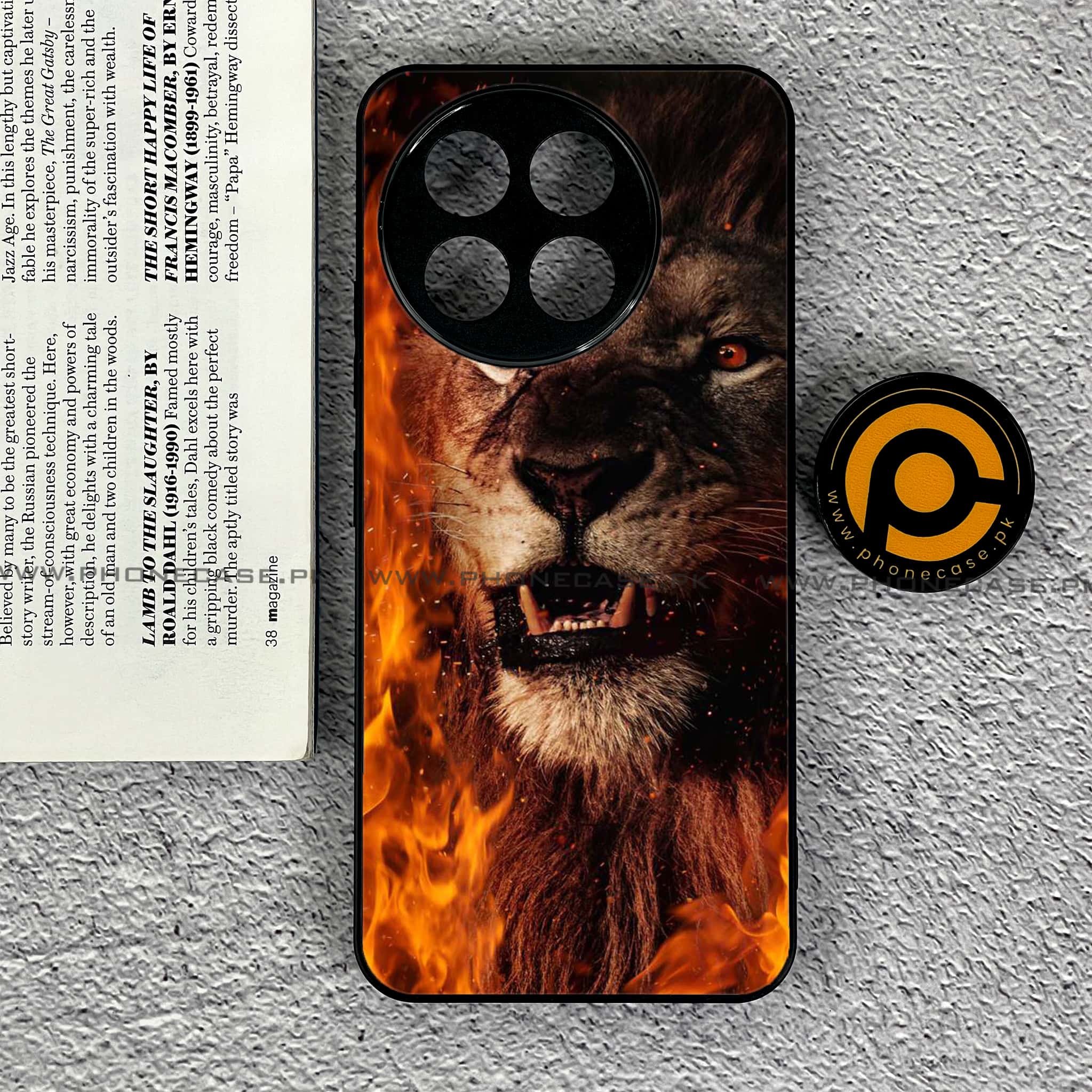 OnePlus Ace 5 - Tiger Series - Premium Metal Printed soft Bumper shock Proof Case