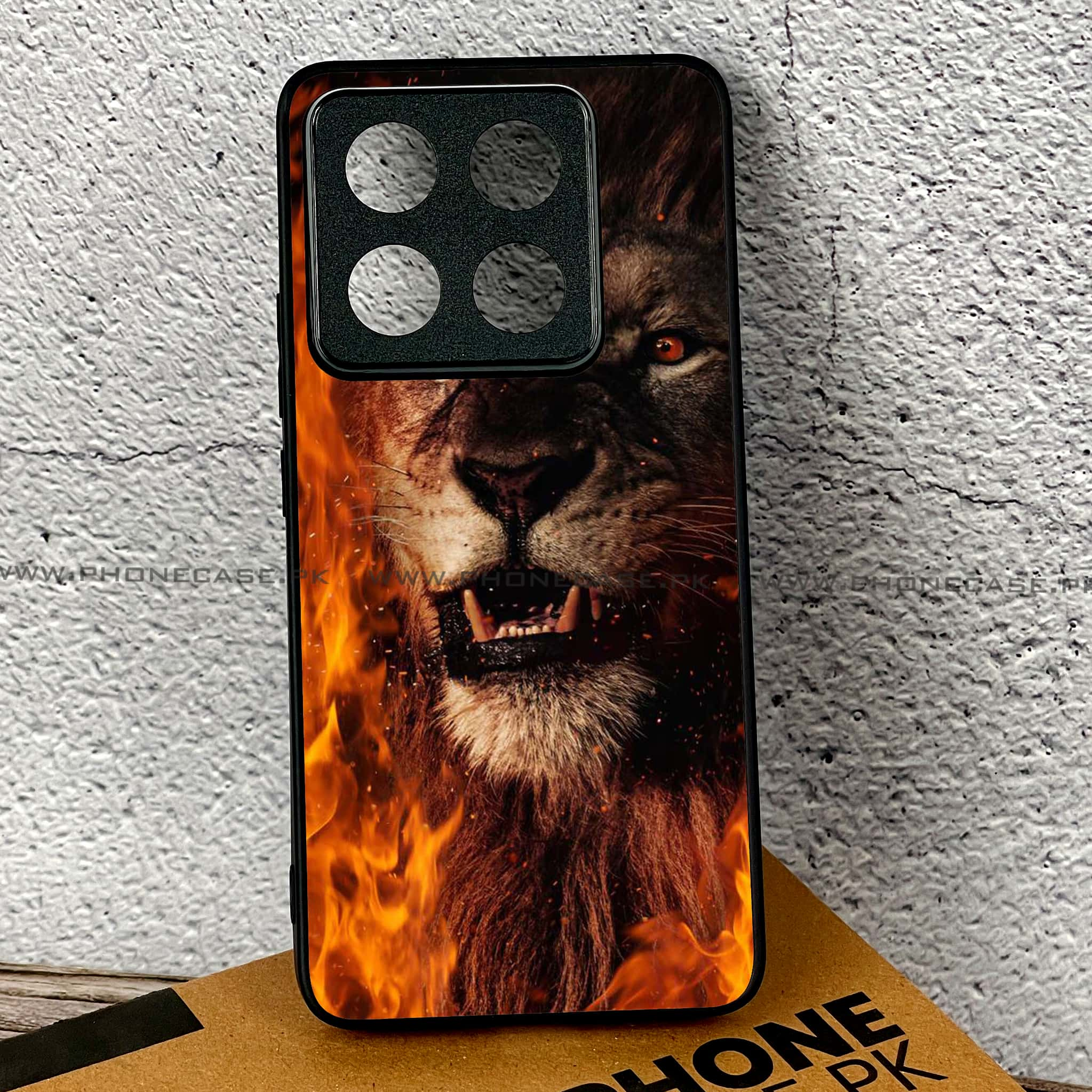 Xiaomi 14T - Tiger Series - Premium Printed Glass soft Bumper shock Proof Case