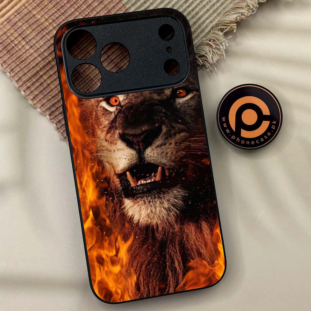 iPhone 17 Pro Max - Tiger Series - Premium Metal Printed soft Bumper shock Proof Case