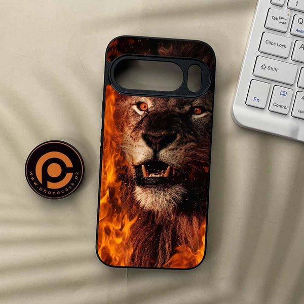 Google Pixel 10 Pro  - Tiger Series - Premium Metal Printed soft Bumper Shock Proof Case