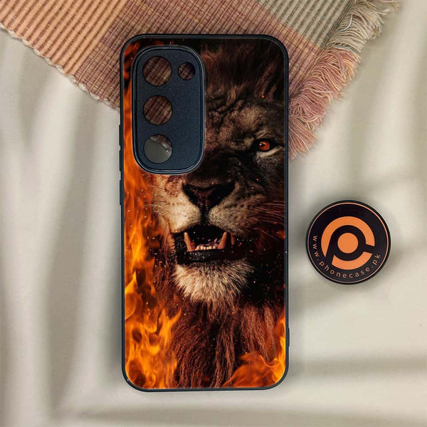 Tecno Spark 40 Pro Plus - Tiger Series - Premium Metal Printed soft Bumper shock Proof Case