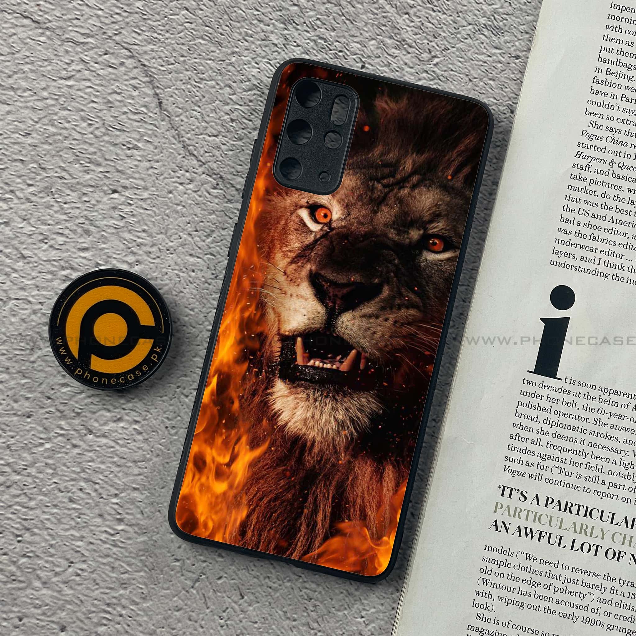 Galaxy S20 Plus - Tiger Series - Premium Printed Glass soft Bumper shock Proof Case