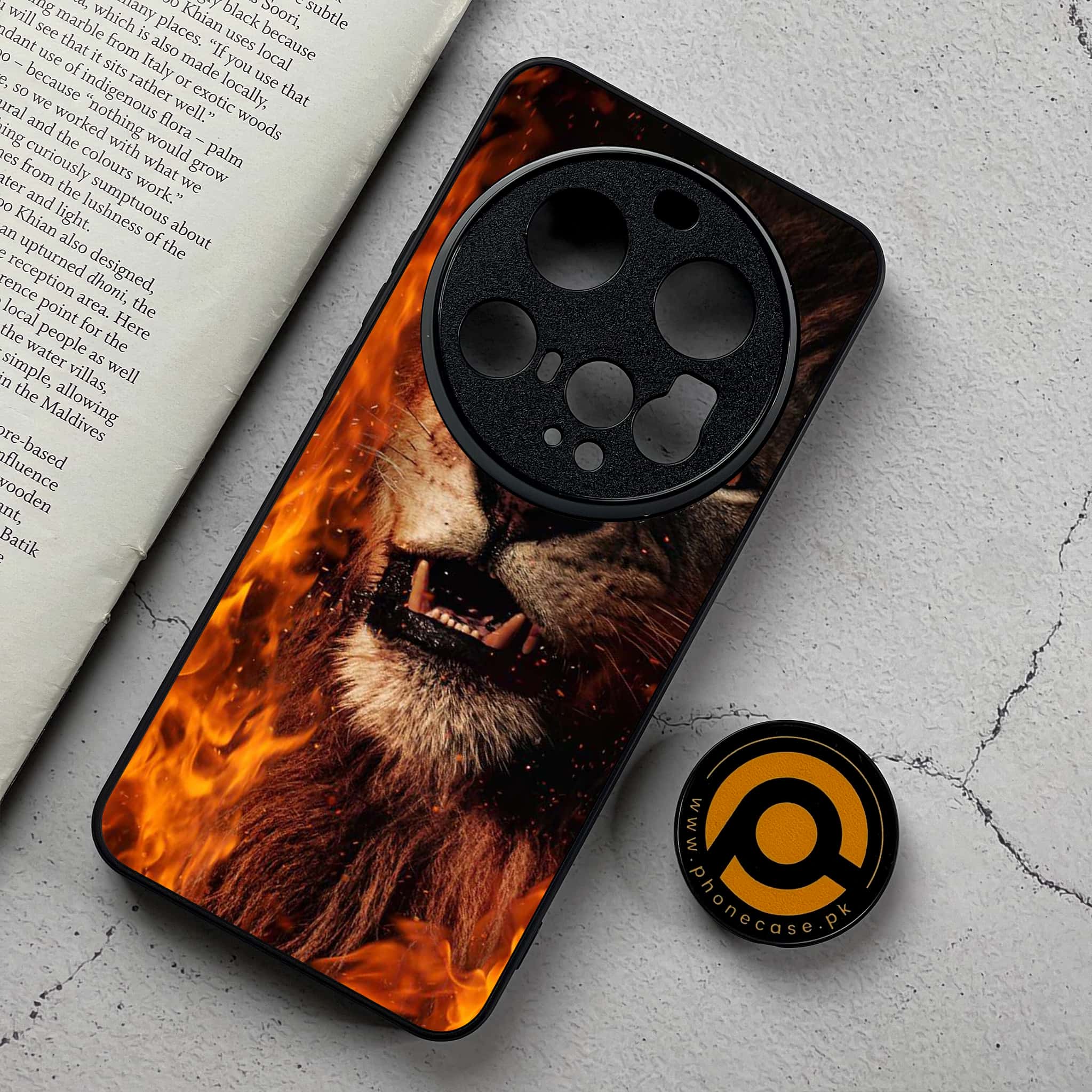 Xiaomi 15 Ultra - Tiger Series - Premium Metal Printed Soft Bumper Shockproof Case