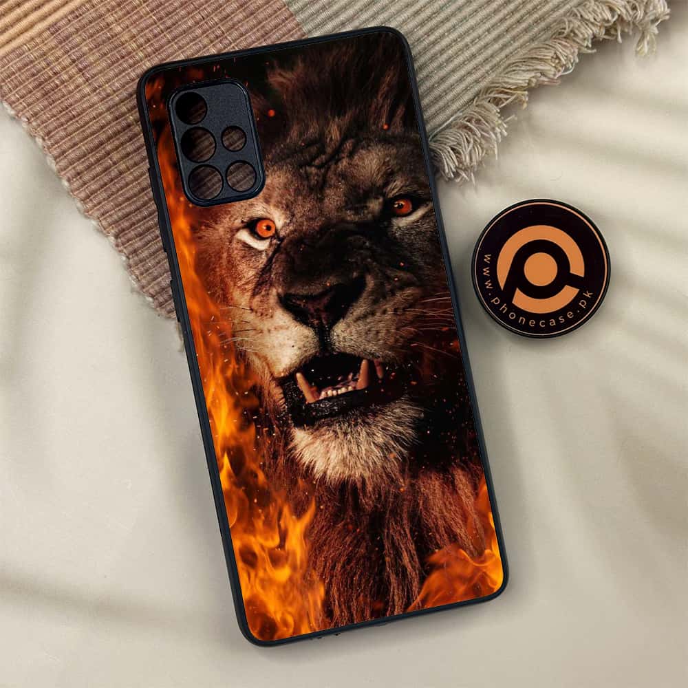 Samsung Galaxy A71 -  Tiger Art Series - Premium Metal Printed soft Bumper shock Proof Case