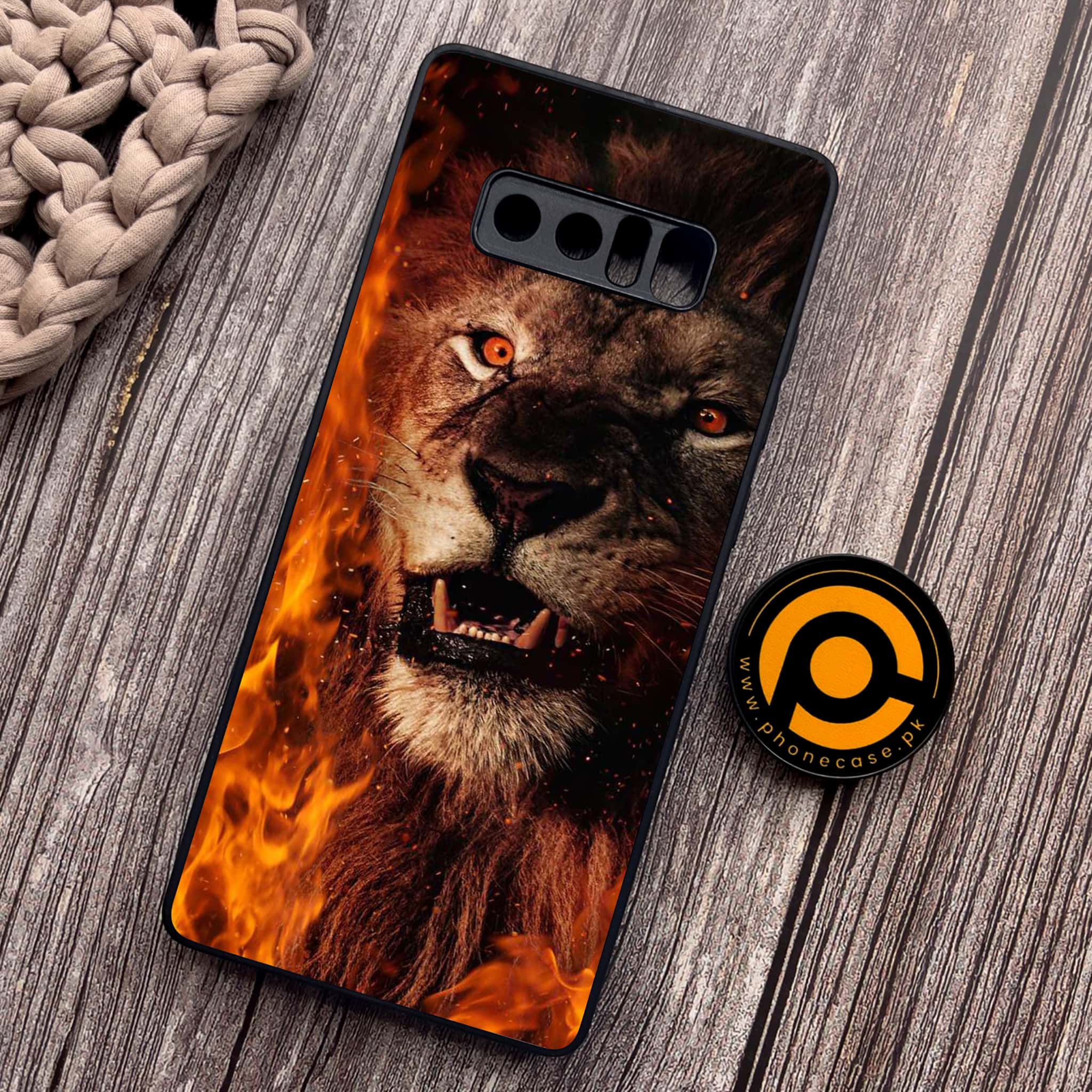 Samsung Galaxy Note 8 Tiger Art  Series Premium Metal Printed soft Bumper shock Proof Case