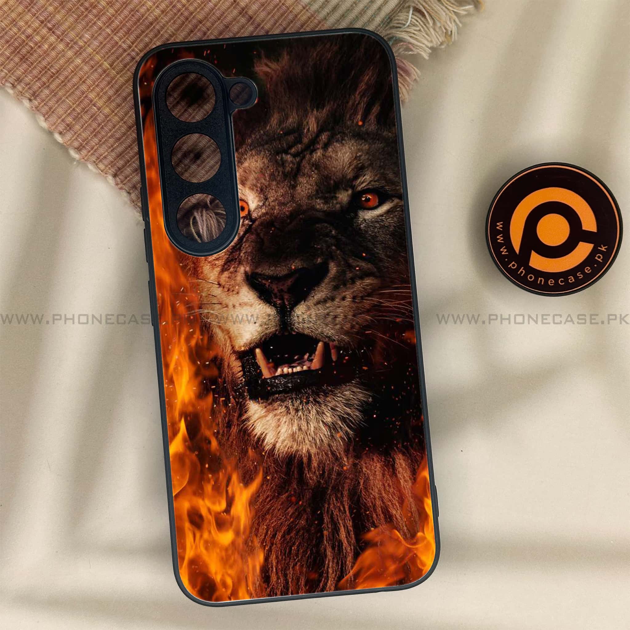 Tecno Spark 40 Pro - Tiger Series - Premium Metal Printed soft Bumper shock Proof Case
