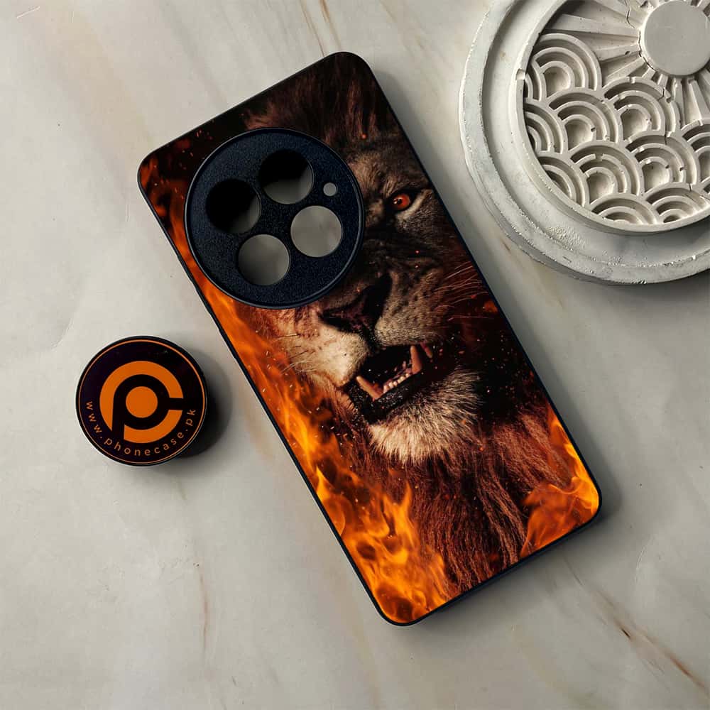 OnePlus 13 - Tiger Series - Premium Metal Printed soft Bumper shock Proof Case