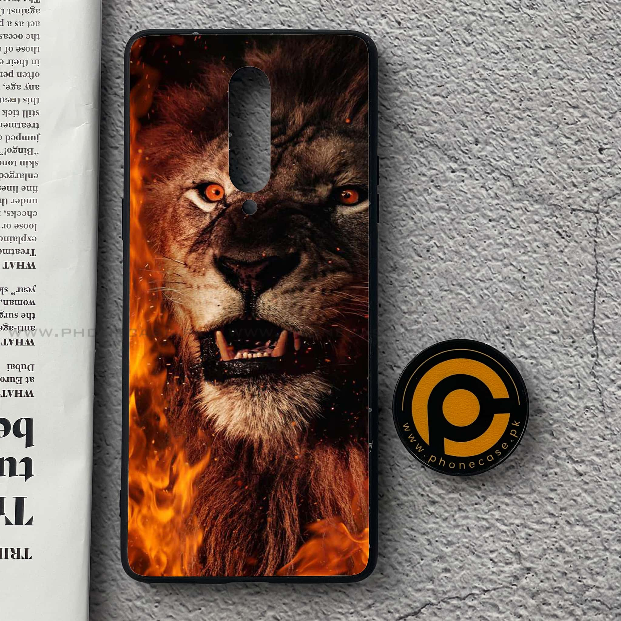 OnePlus 8 - Tiger Art  Series - Premium Printed Glass soft Bumper shock Proof Case