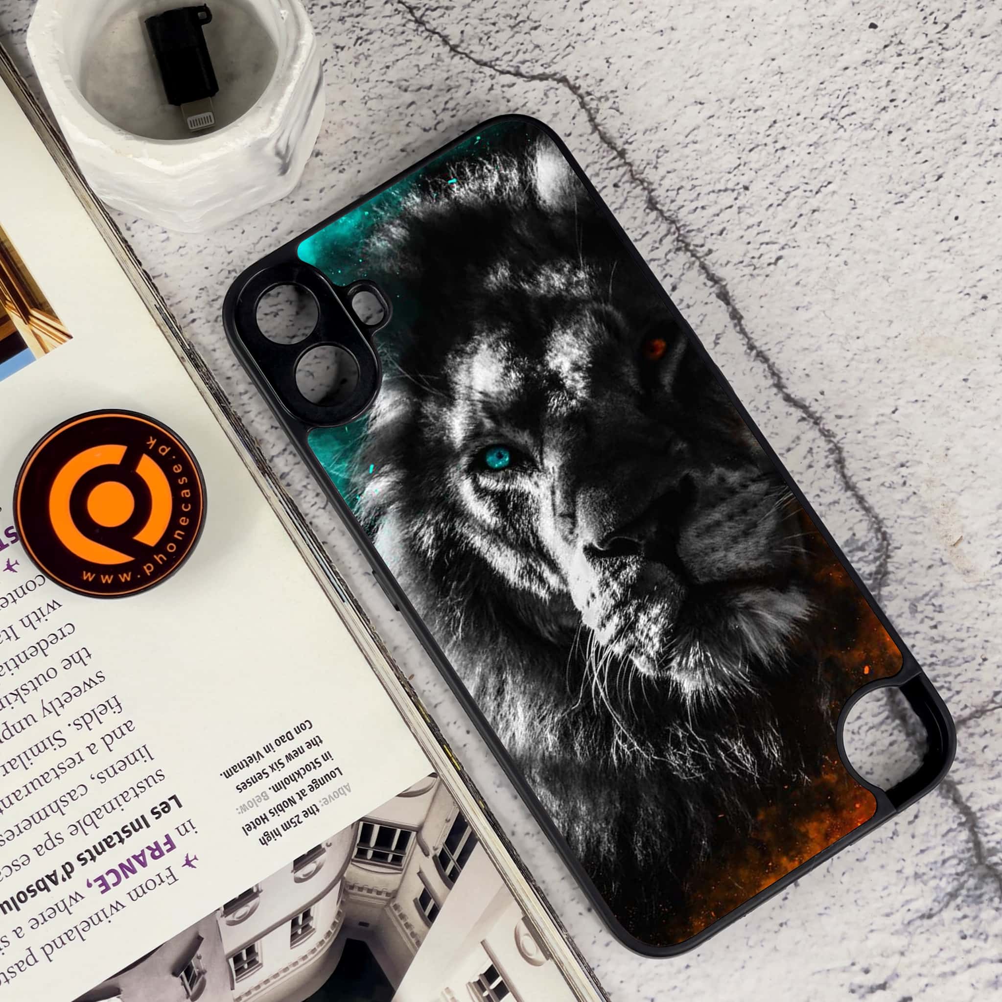 Nothing CMF Phone 1 - Tiger Series - Premium Metal Printed soft Bumper Shock Proof Case