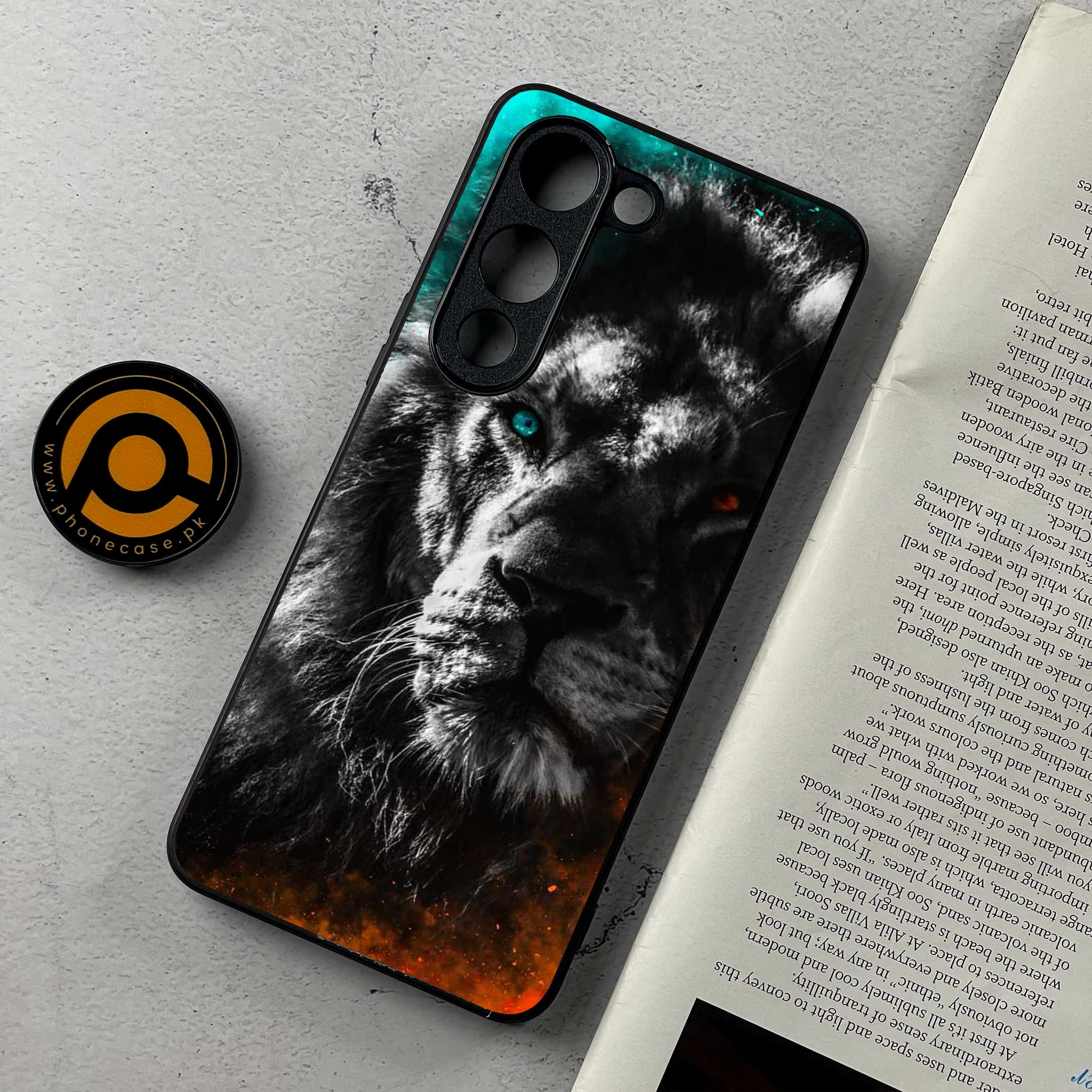 Vivo Y04 - Tiger Series - Premium Metal Printed Soft Bumper Shockproof Case
