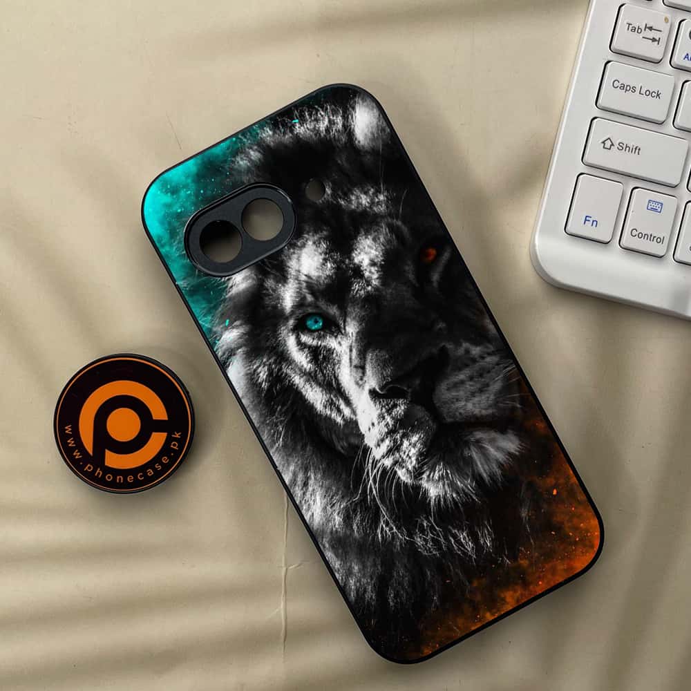 Google Pixel 9a - Tiger Series - Premium Metal Printed soft Bumper Shock Proof Case