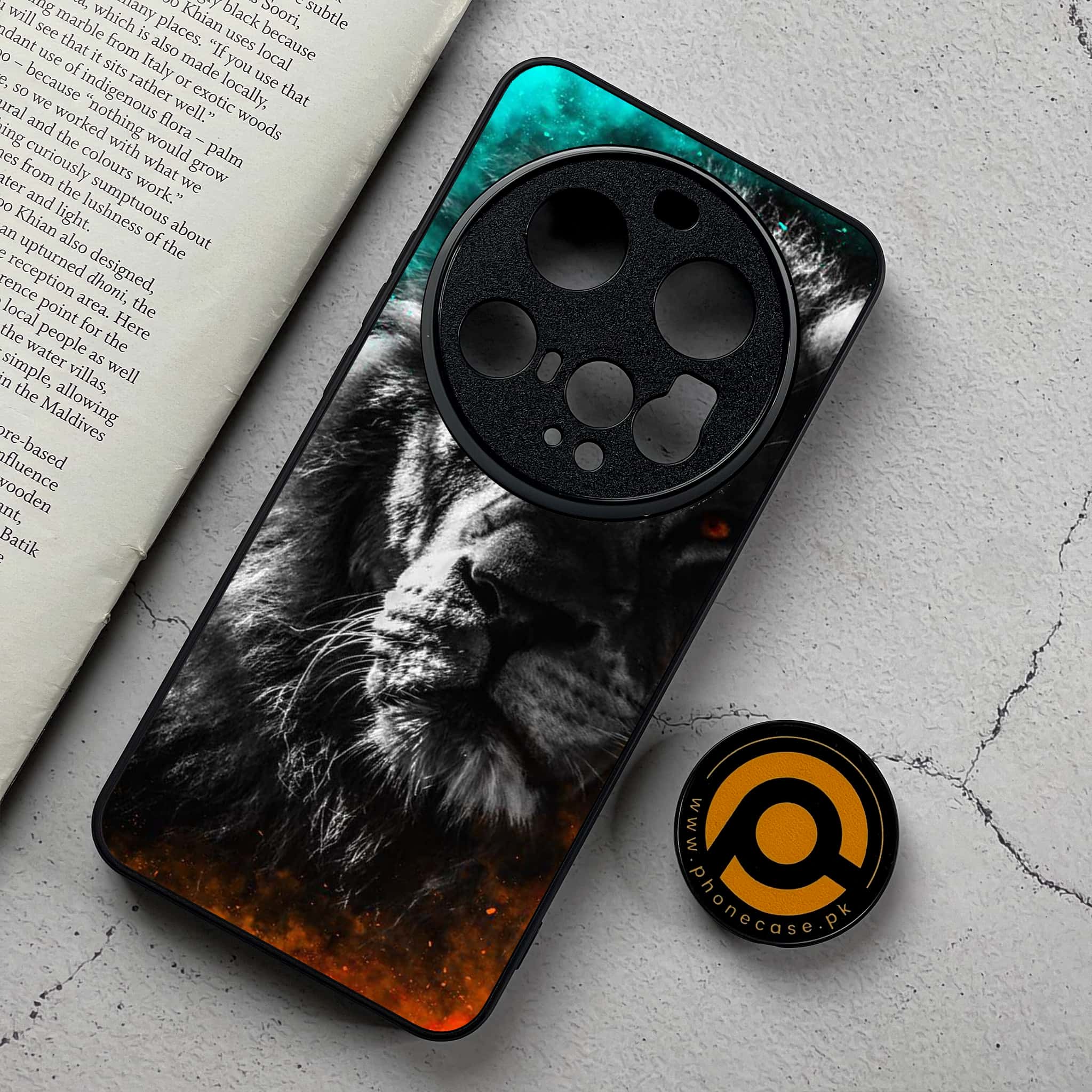 Xiaomi 15 Ultra - Tiger Series - Premium Metal Printed Soft Bumper Shockproof Case