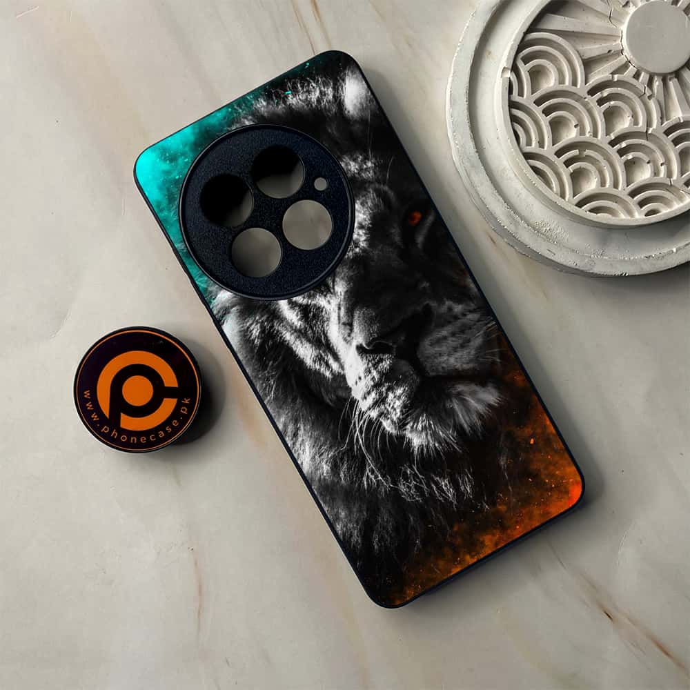 OnePlus 13 - Tiger Series - Premium Metal Printed soft Bumper shock Proof Case