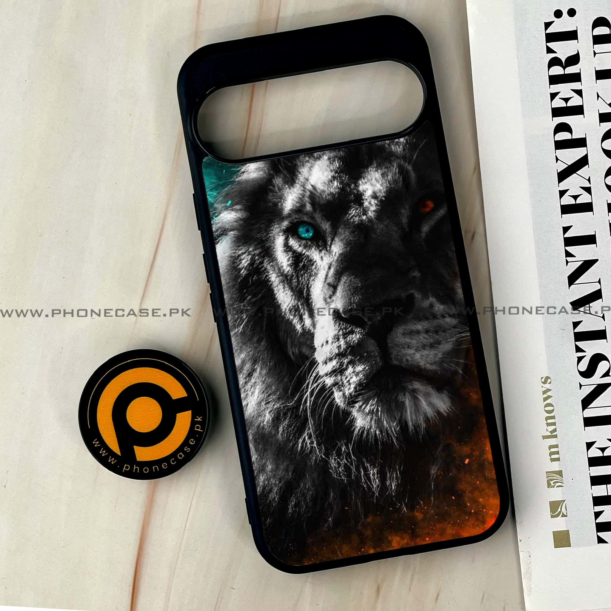 Google Pixel 9 Pro XL - Tiger Series - Premium Printed Glass soft Bumper shock Proof Case