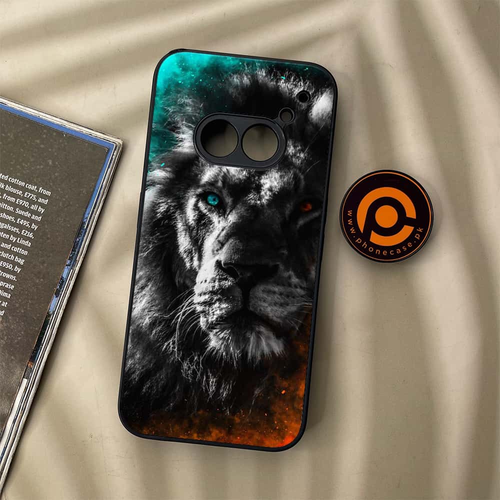 Nothing Phone (2a) - Tiger Series - Premium Metal Printed soft Bumper Shock Proof Case