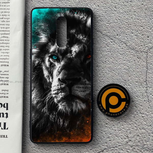 OnePlus 8 - Tiger Art  Design 3- Premium Printed Glass soft Bumper shock Proof Case CS-43943