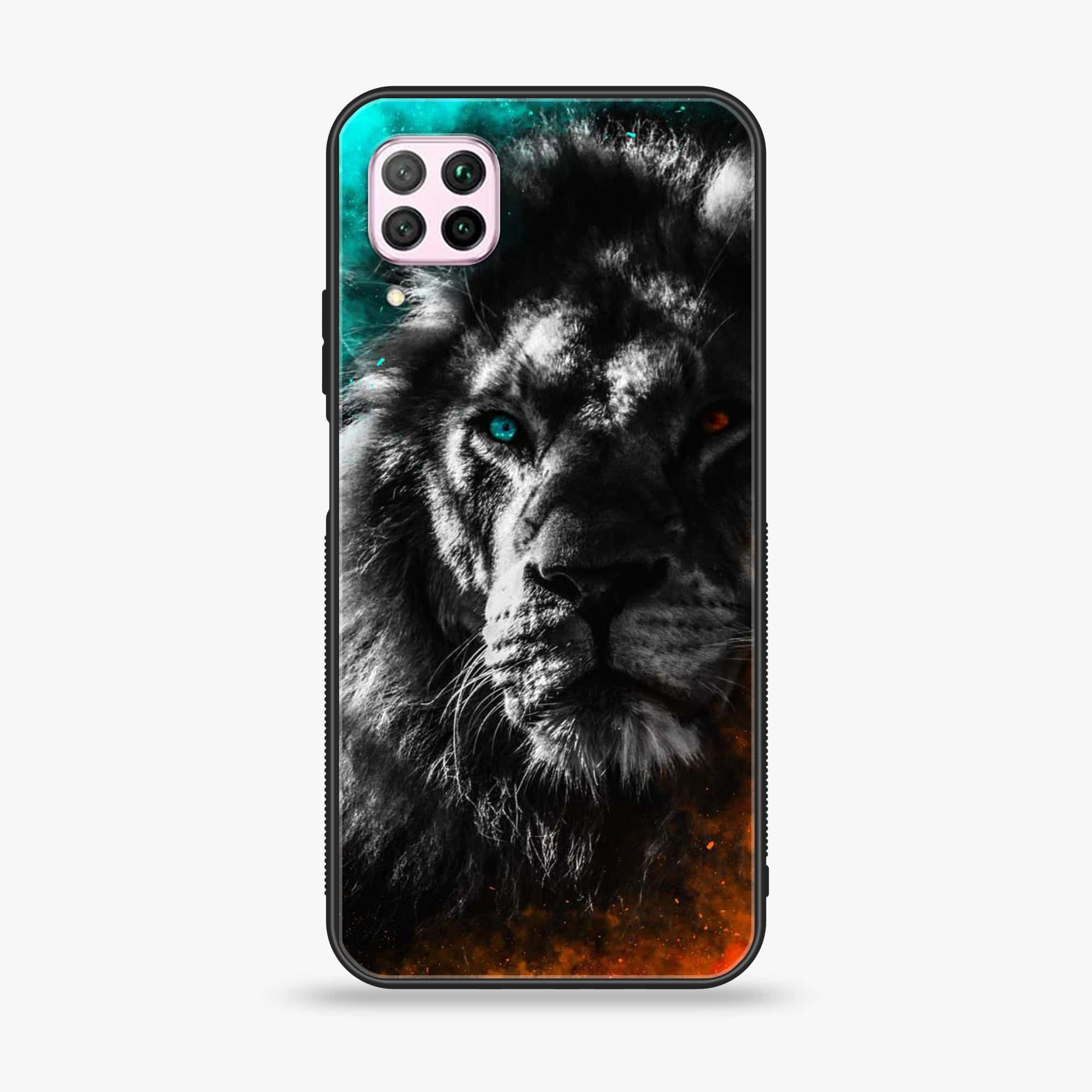 Huawei Nova 7i - Tiger Art Series - Premium Printed Glass soft Bumper shock Proof Case