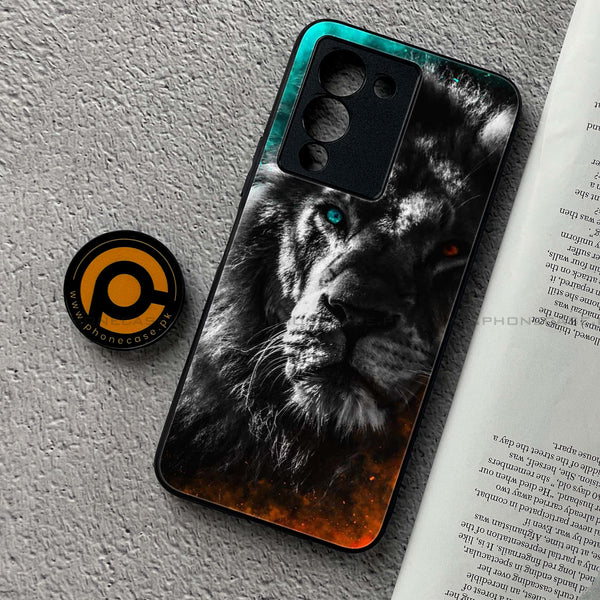 Infinix Note 12 G96 Tiger Design 3 Premium Printed Glass soft Bumper shock Proof Case CS-49530