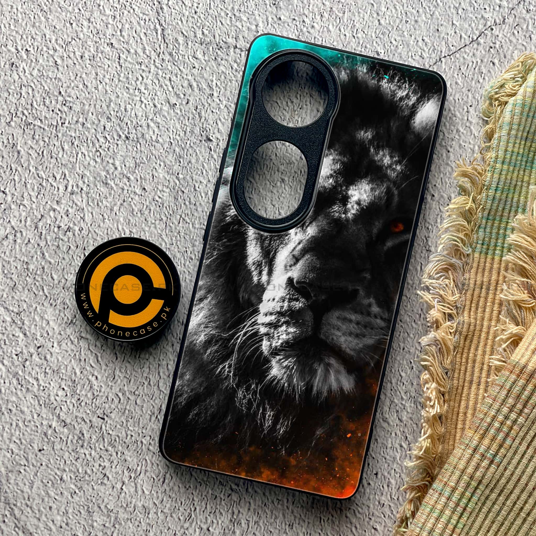 Vivo S19 Pro - Tiger Series - Premium Metal Printed soft Bumper shock Proof Case