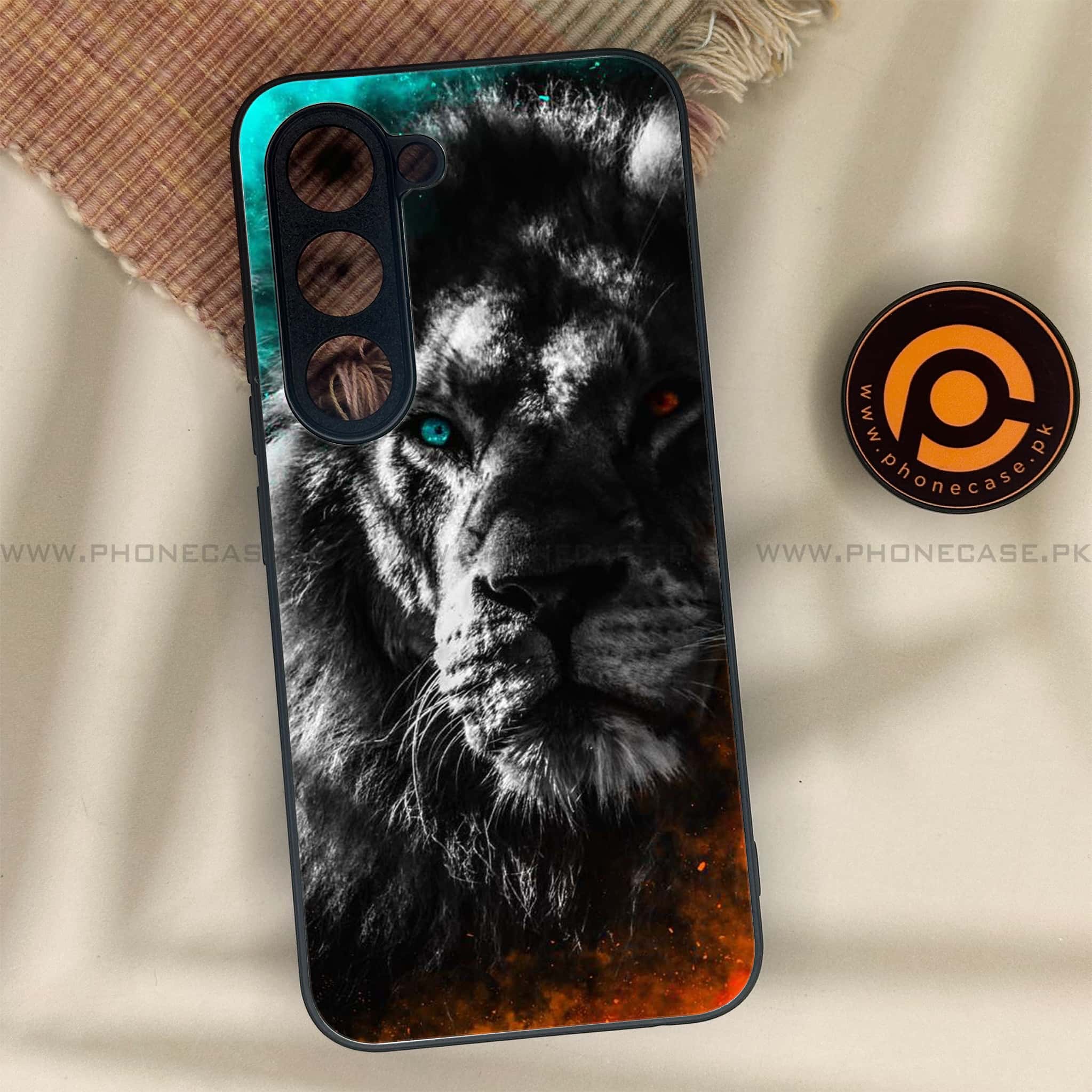 Tecno Spark 40 Pro - Tiger Series - Premium Metal Printed soft Bumper shock Proof Case