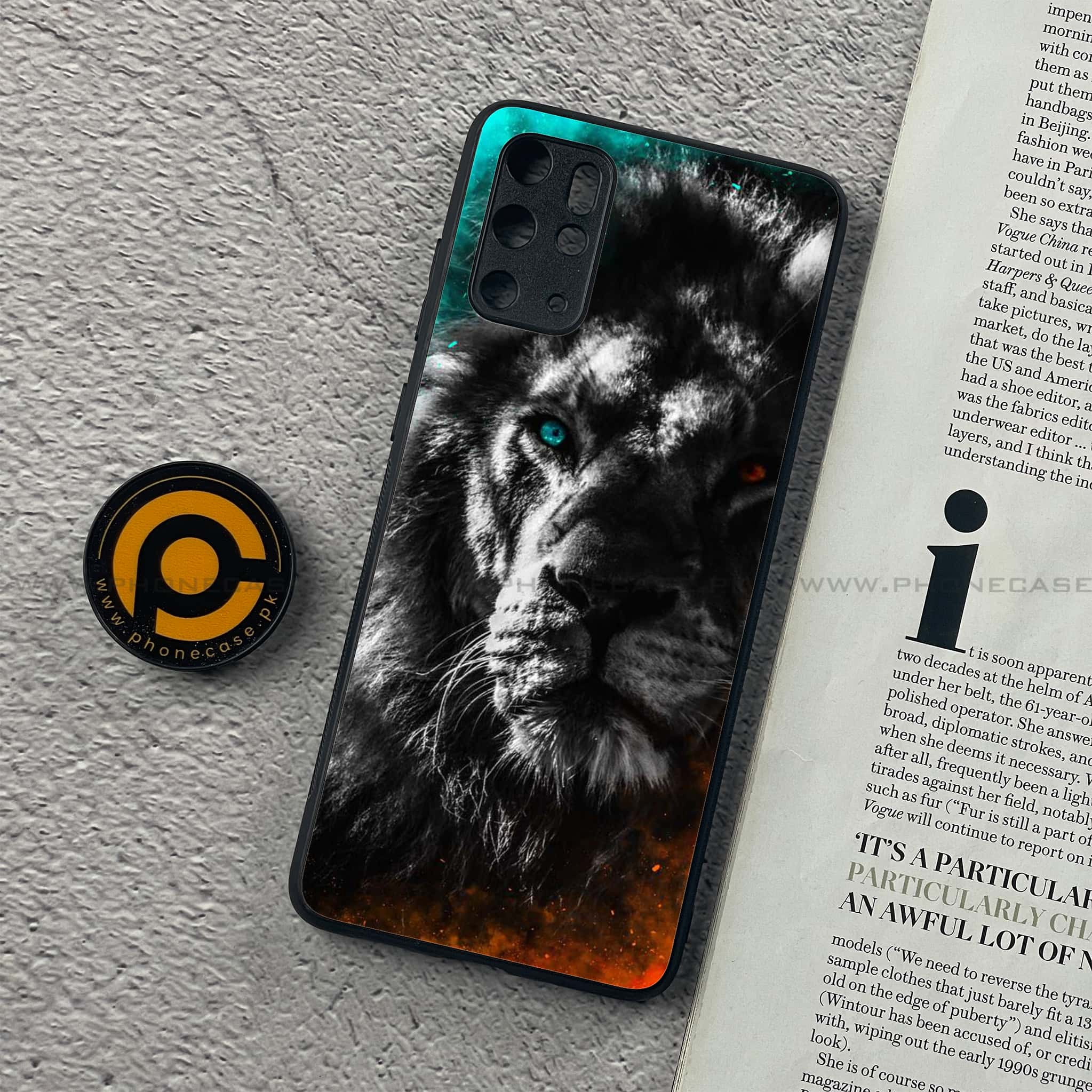Galaxy S20 Plus - Tiger Series - Premium Printed Glass soft Bumper shock Proof Case
